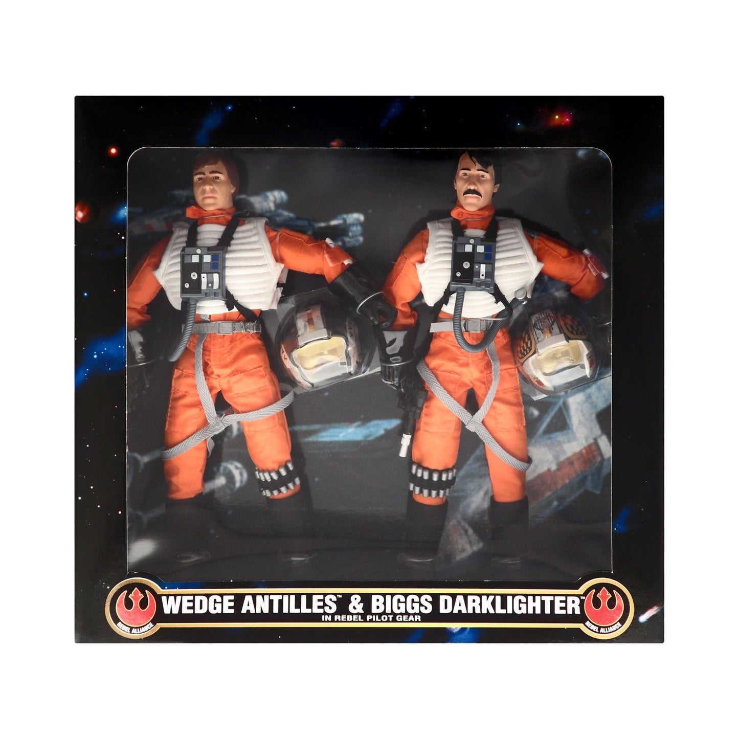 Star Wars Action Collection Wedge Antilles & Biggs Darklighter in Rebel Pilot Gear 12-Inch Action Figures