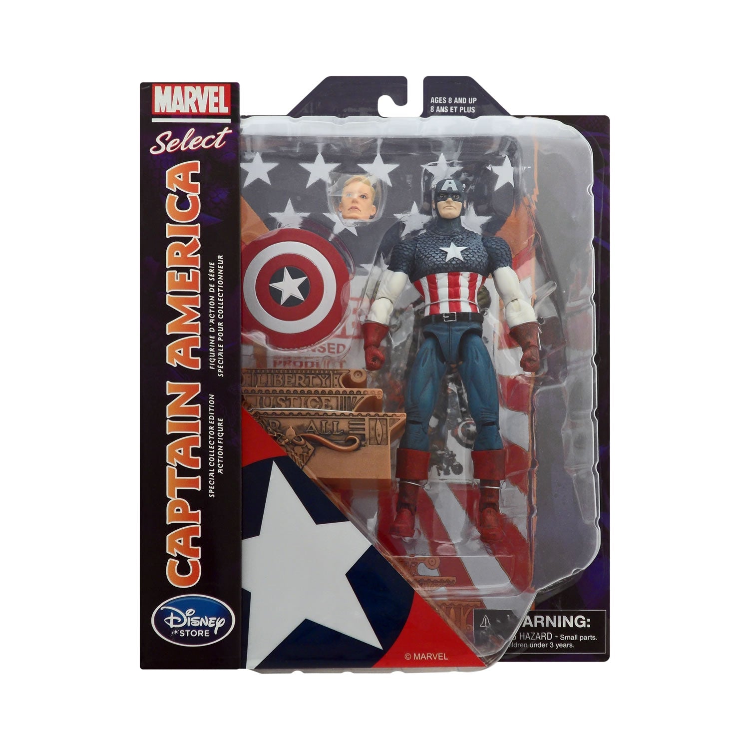 Marvel Select Exclusive Captain America Action Figure – Action