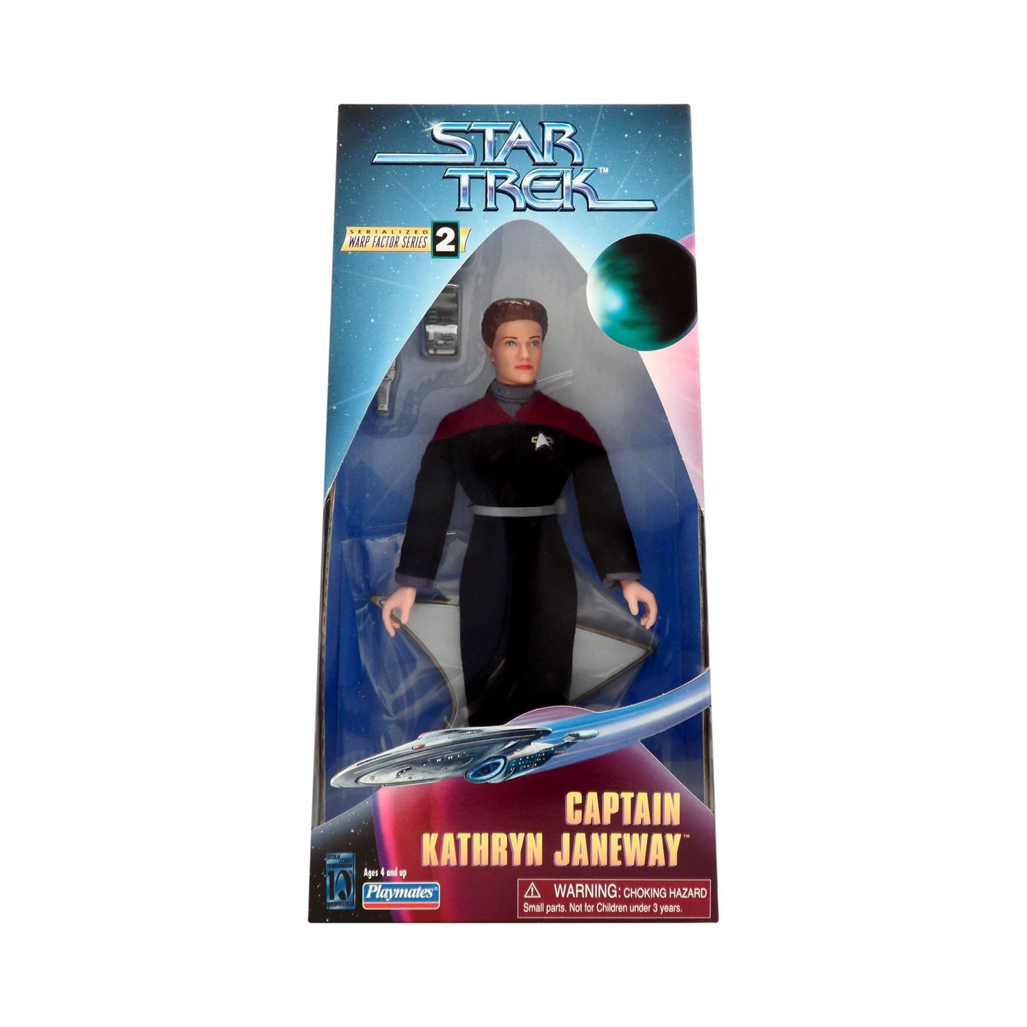 Star Trek Warp Factor Series 4 - Action Figure Trelane (The Squire Of Gothos), Playmates 1998, Nuovo Sigillato