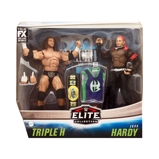 WWE Elite Collection Triple H vs Jeff Hardy Action Figure 2-Pack