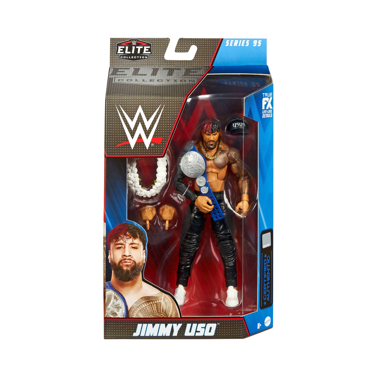 WWE Elite Collection Series 95 Jimmy Uso Action Figure – Action Figures and  Collectible Toys