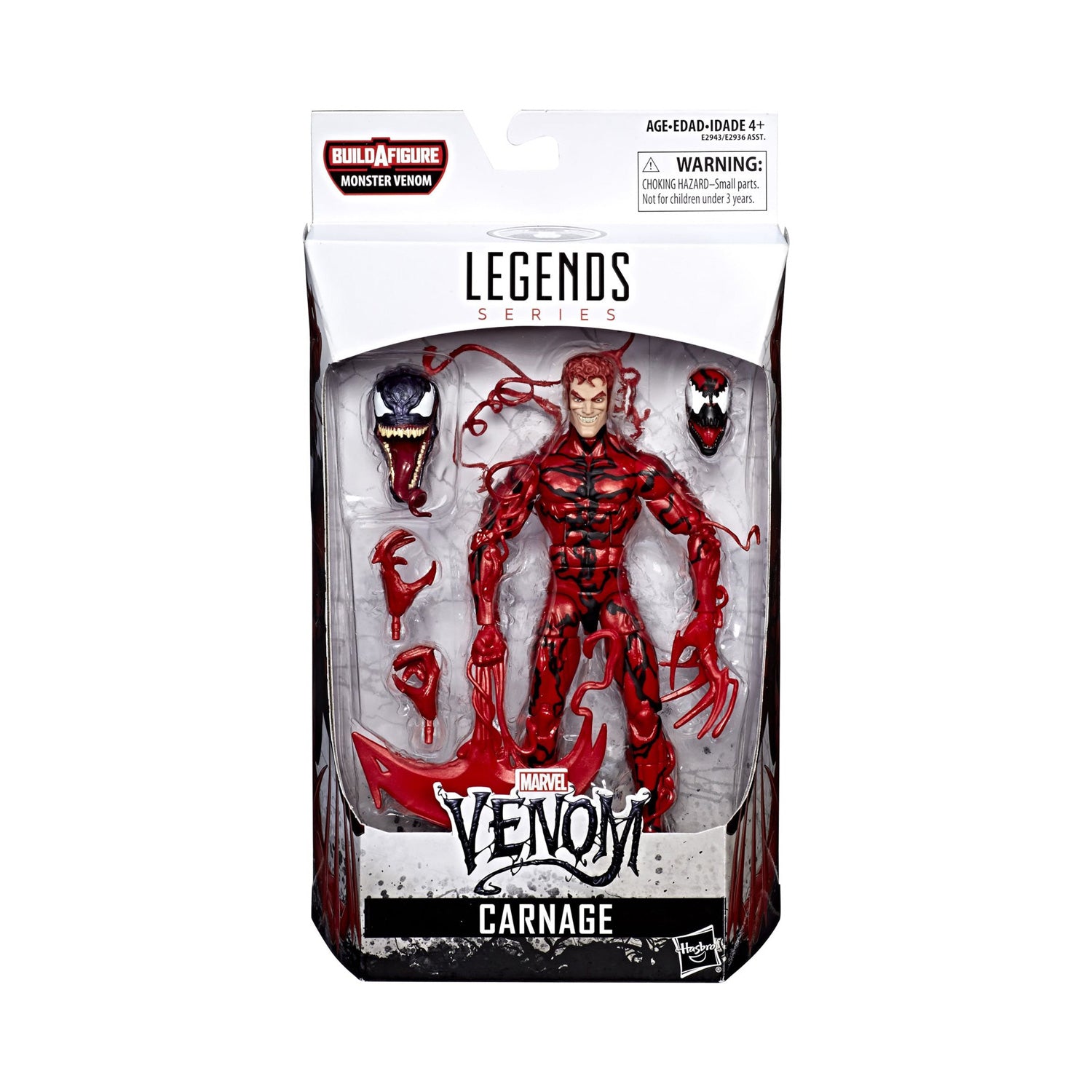 Marvel Legends Monster Venom Series Carnage 6-Inch Action Figure 