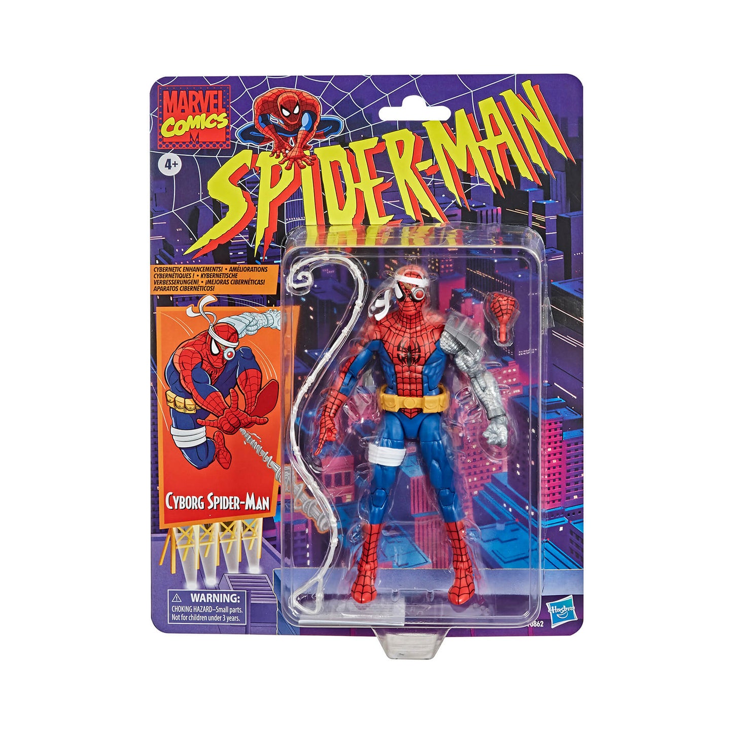 Spider-Man Retro Collection Cyborg Spider-Man 6-Inch Action Figure