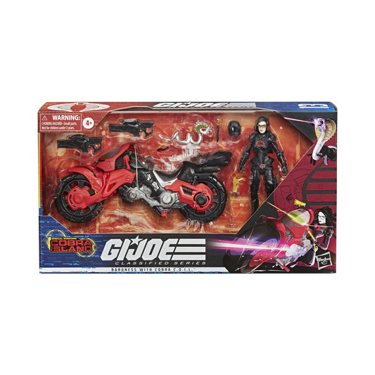 G.I. Joe Classified Series #13 Special Missions: Cobra Island Baroness with Cobra C.O.I.L. 6-Inch Action Figure and Vehicle