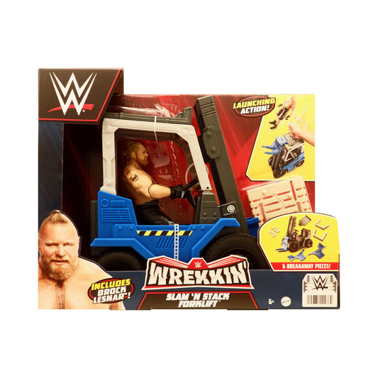 WWE Wrekkin Slam 'N Stack Forklift with Brock Lesnar Action Figure