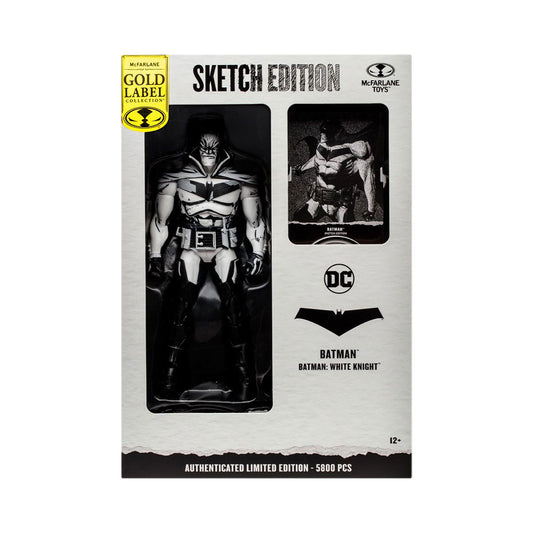DC Multiverse Gold Label Batman: White Knight Sketch Edition Exclusive 7-Inch Action Figure