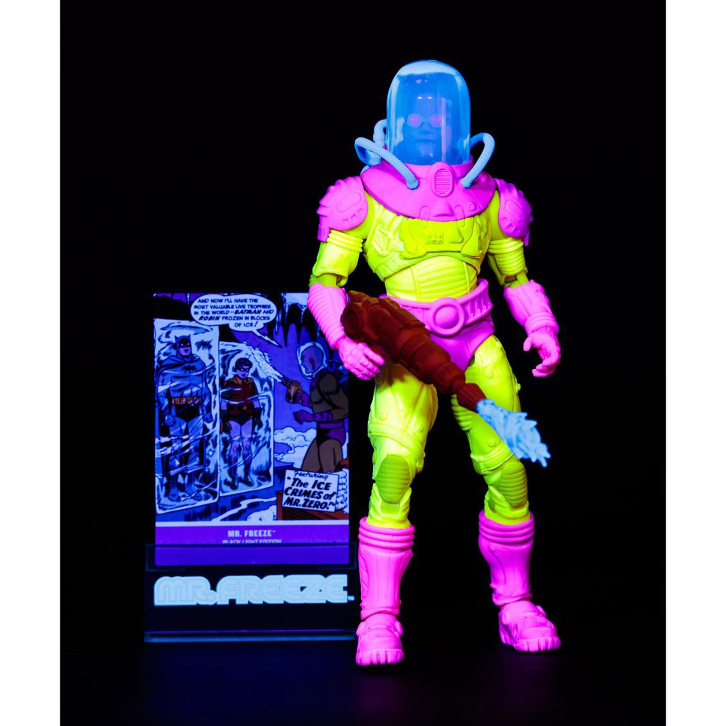 DC Multiverse Gold Label Mr. Freeze Black Light Exclusive 7-Inch Action Figure