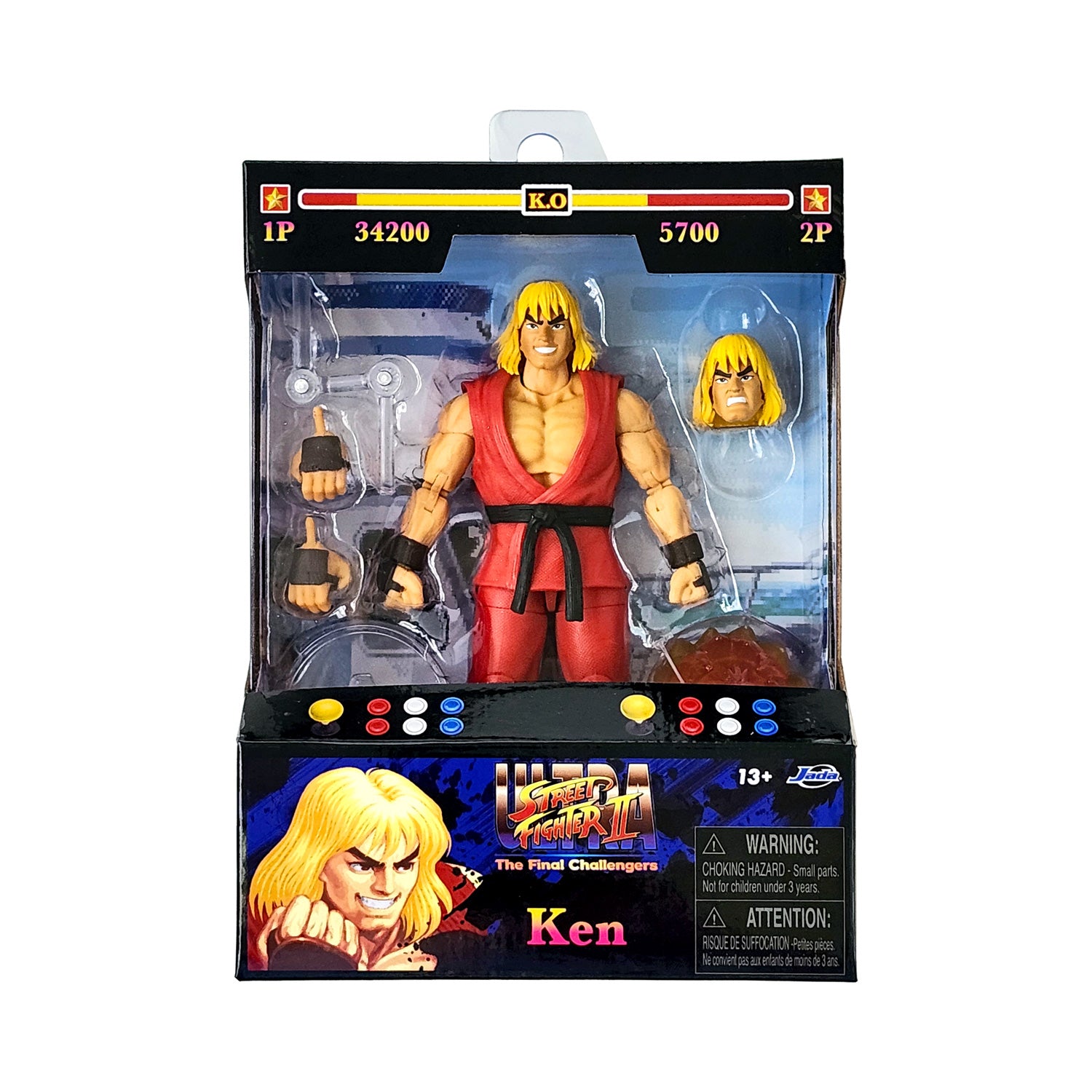 Ultra Street Fighter II Series Ken 6-Inch Action Figure – Action