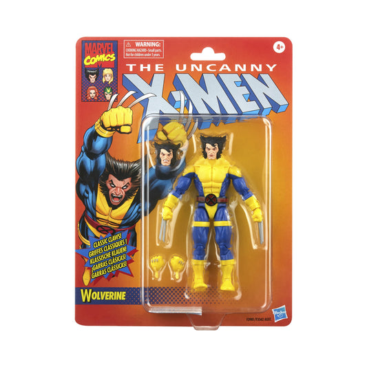 Marvel Legends X-Men Retro Collection Wolverine (Blue & Gold Uniform) 6-Inch Action Figure