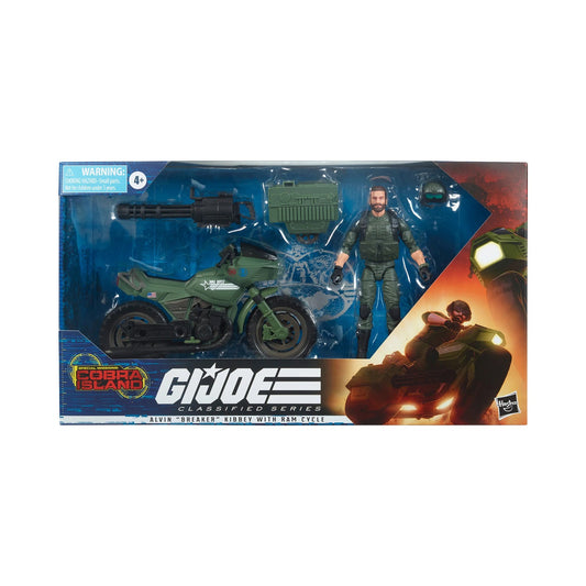 G.I. Joe Classified Series Special Missions: Cobra Island "Breaker" with RAM Cycle 6-Inch Action Figure and Vehicle