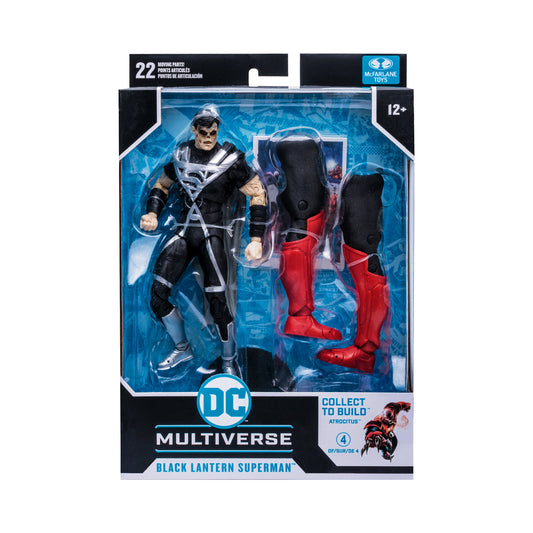 DC Multiverse Atrocitus Build-A Wave Black Lantern Superman (Blackest Night) 7-Inch Action Figure