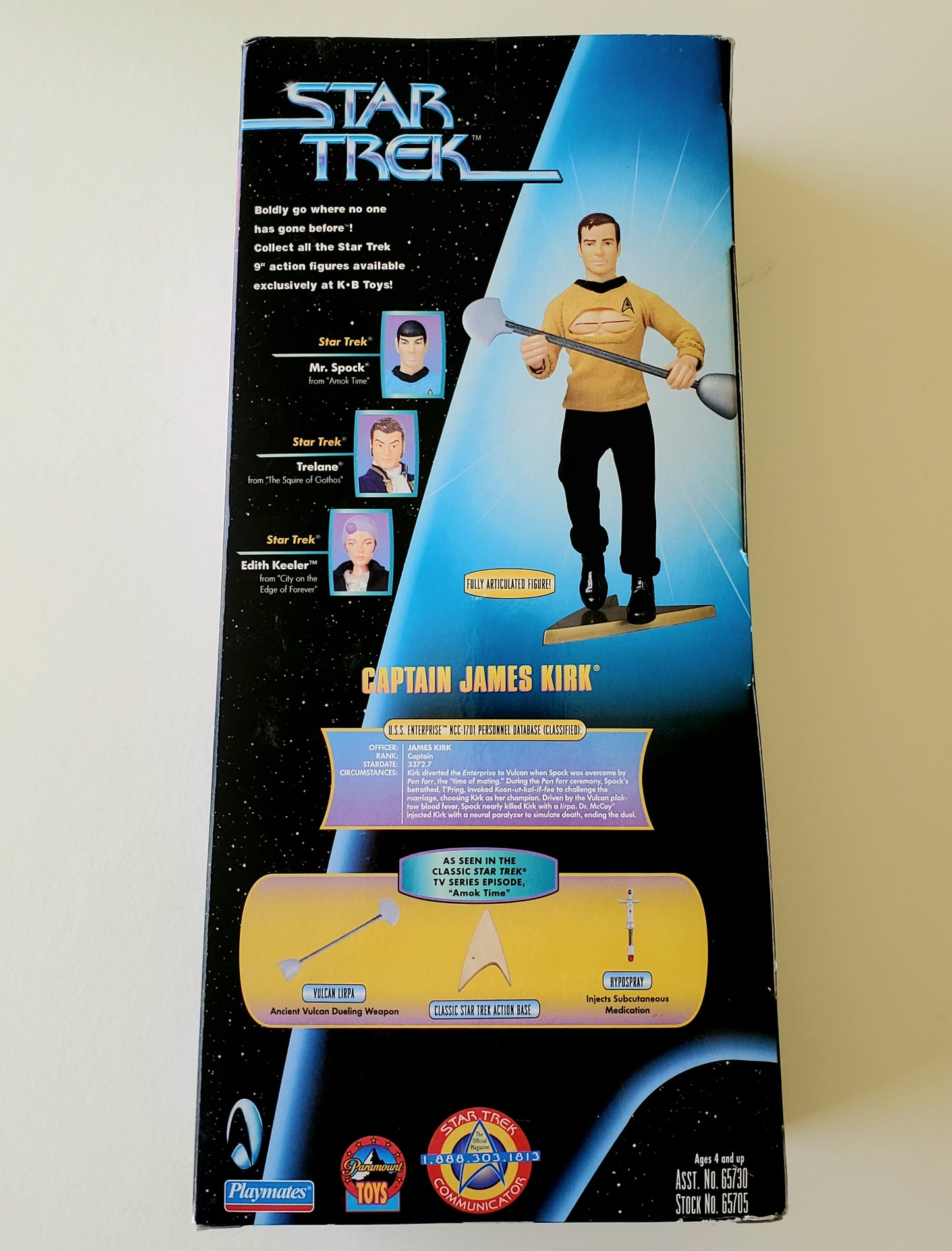 Star Trek Captain James Kirk from "Amok Time" Exclusive 9-Inch Action Figure