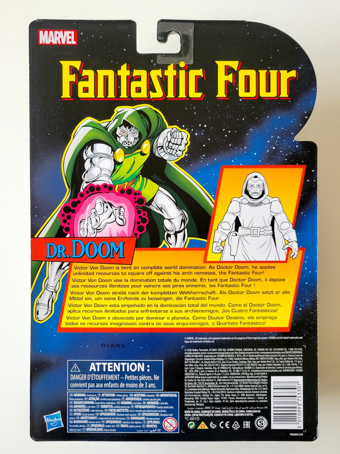 Fantastic Four Retro Collection Dr. Doom 6-Inch Action Figure