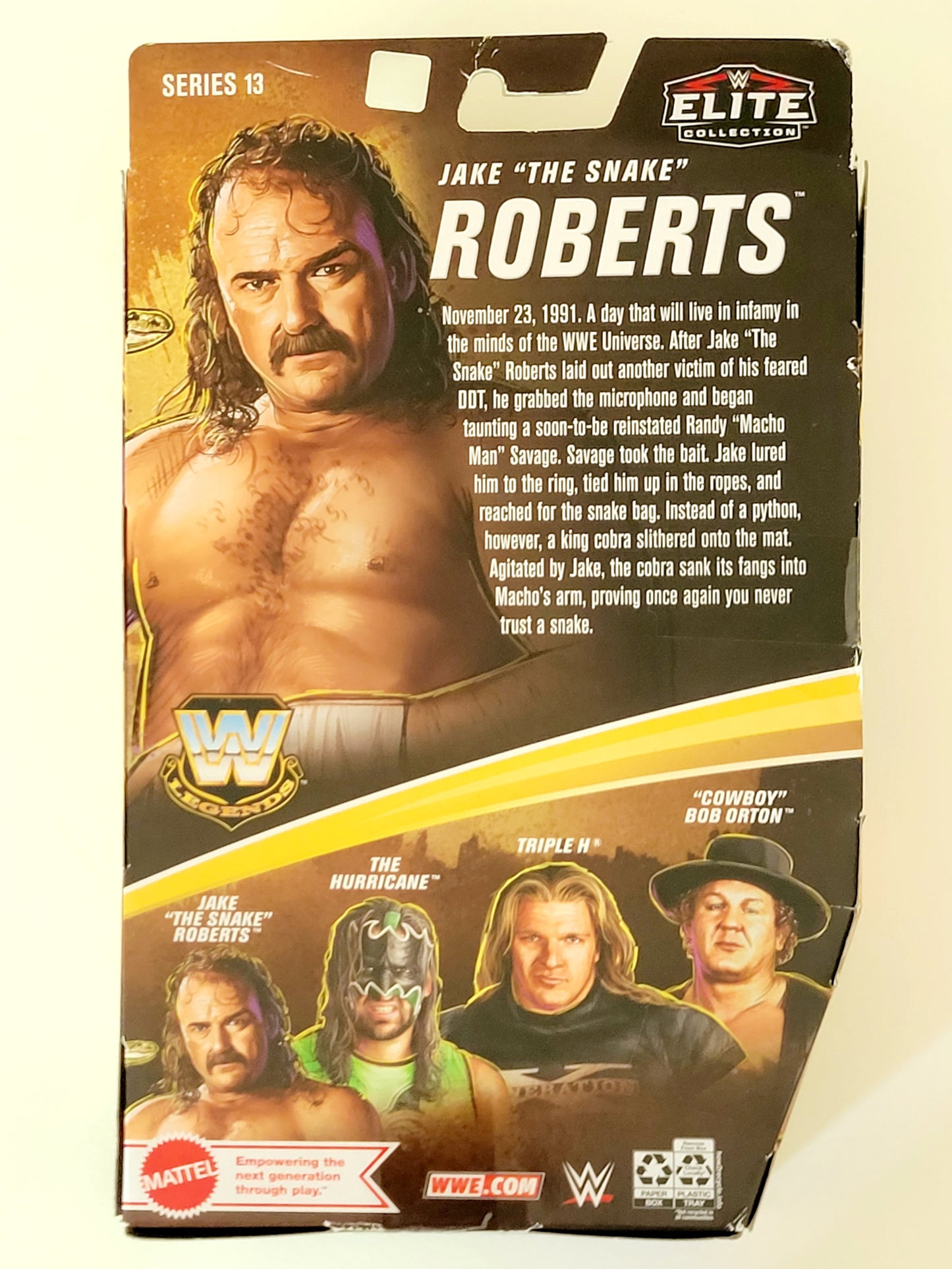 WWE Legends Elite Collection Series 13 Jake "The Snake" Roberts (blue pants)