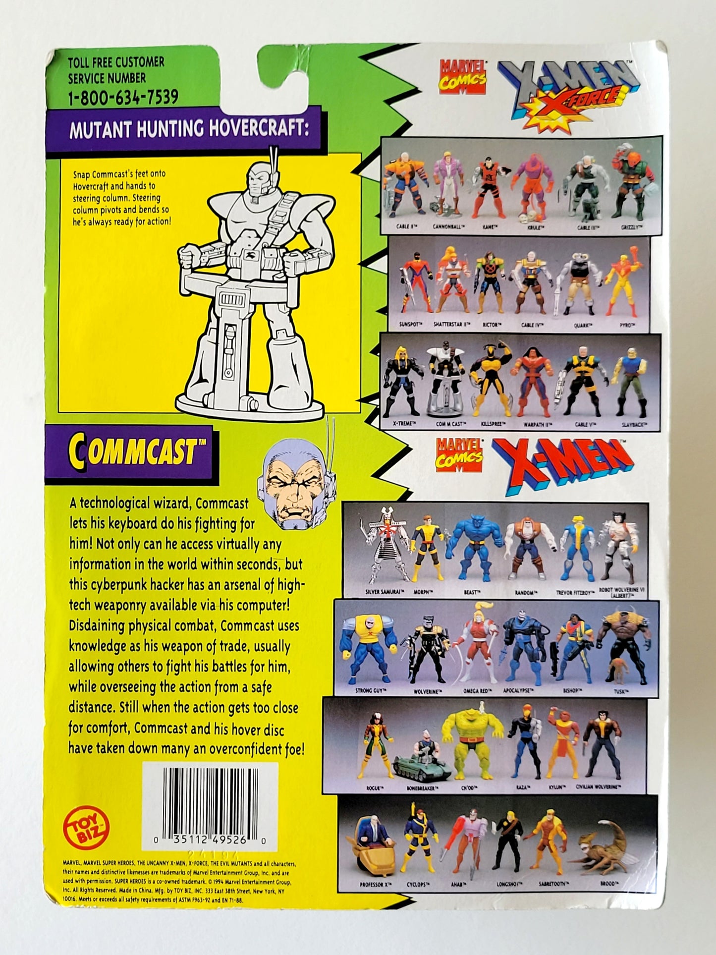 X-Men/X-Force Commcast Action Figure