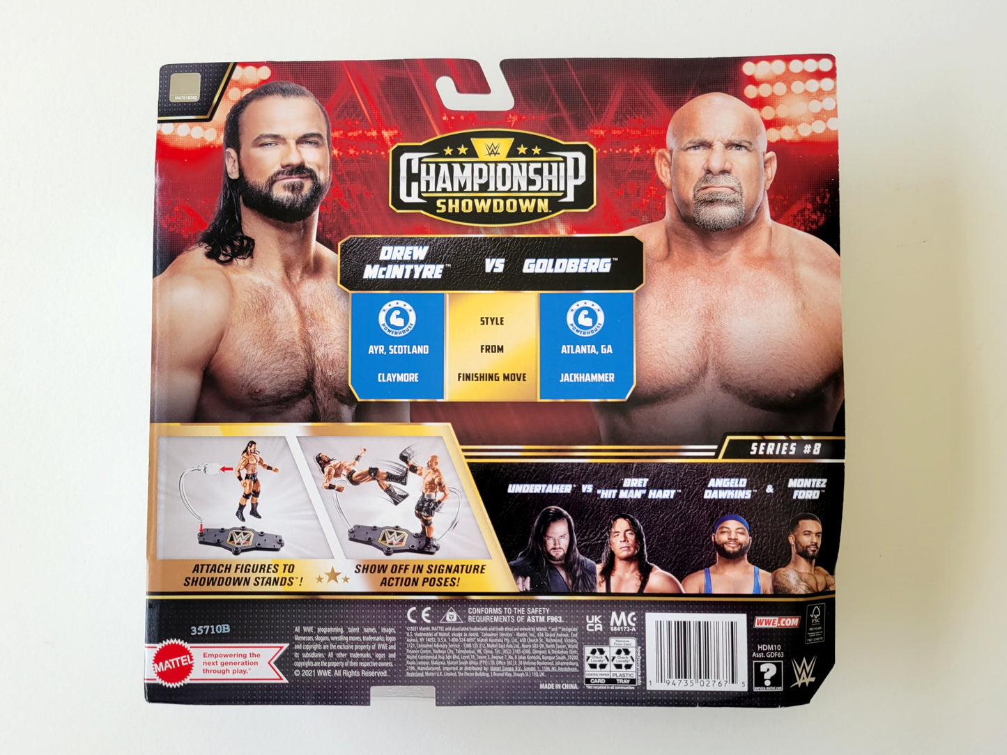 WWE Championship Showdown Series #8 Drew McIntyre vs Goldberg Action Figure 2-Pack