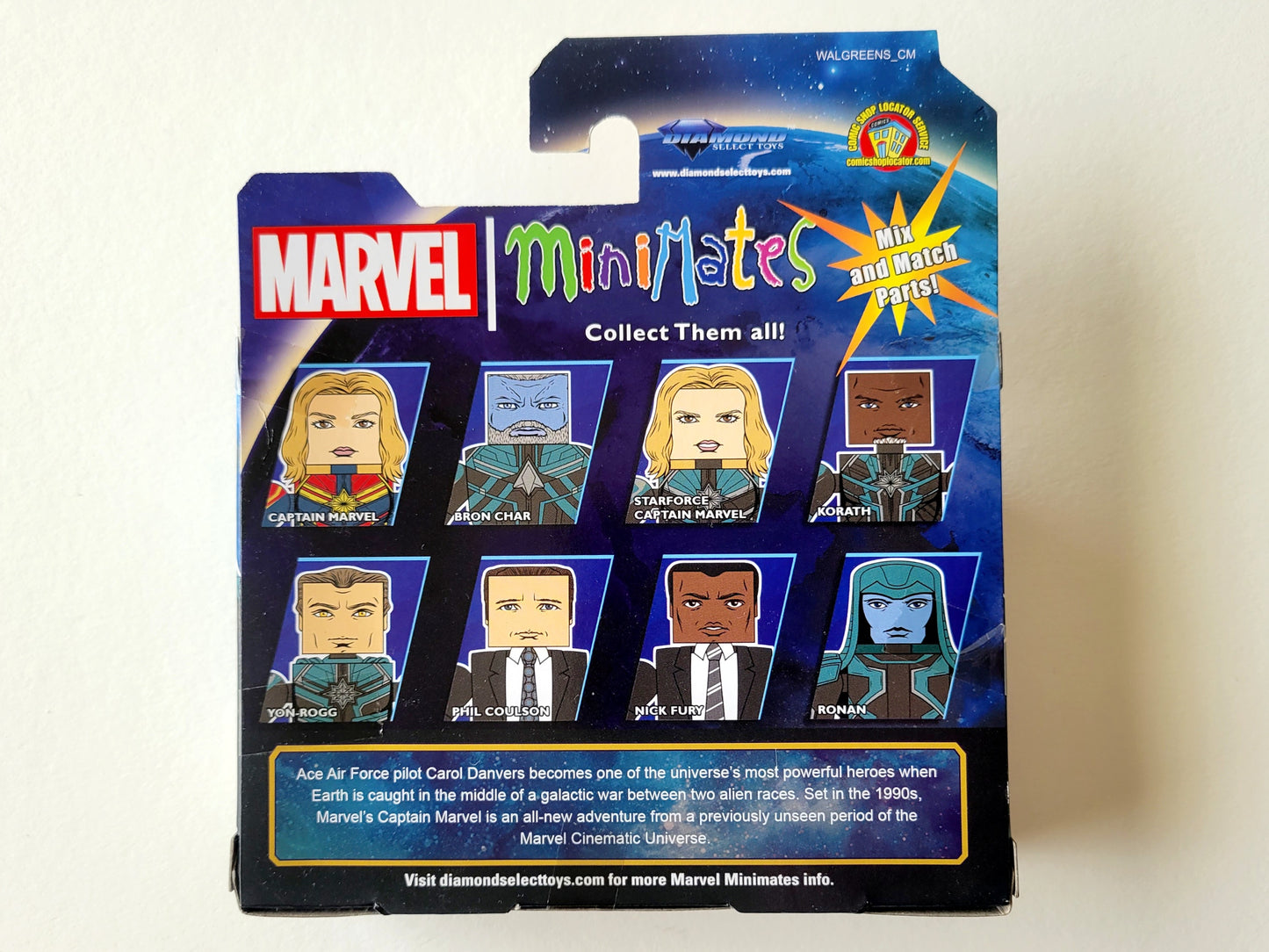 Captain Marvel Minimates Exclusive Nick Fury & Ronan Action Figures