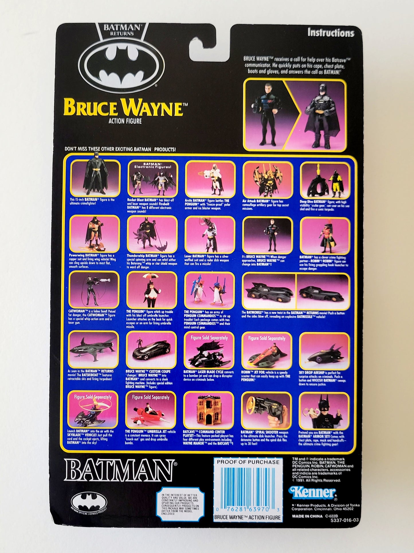 Batman Returns Series Bruce Wayne 4.5-Inch Action Figure