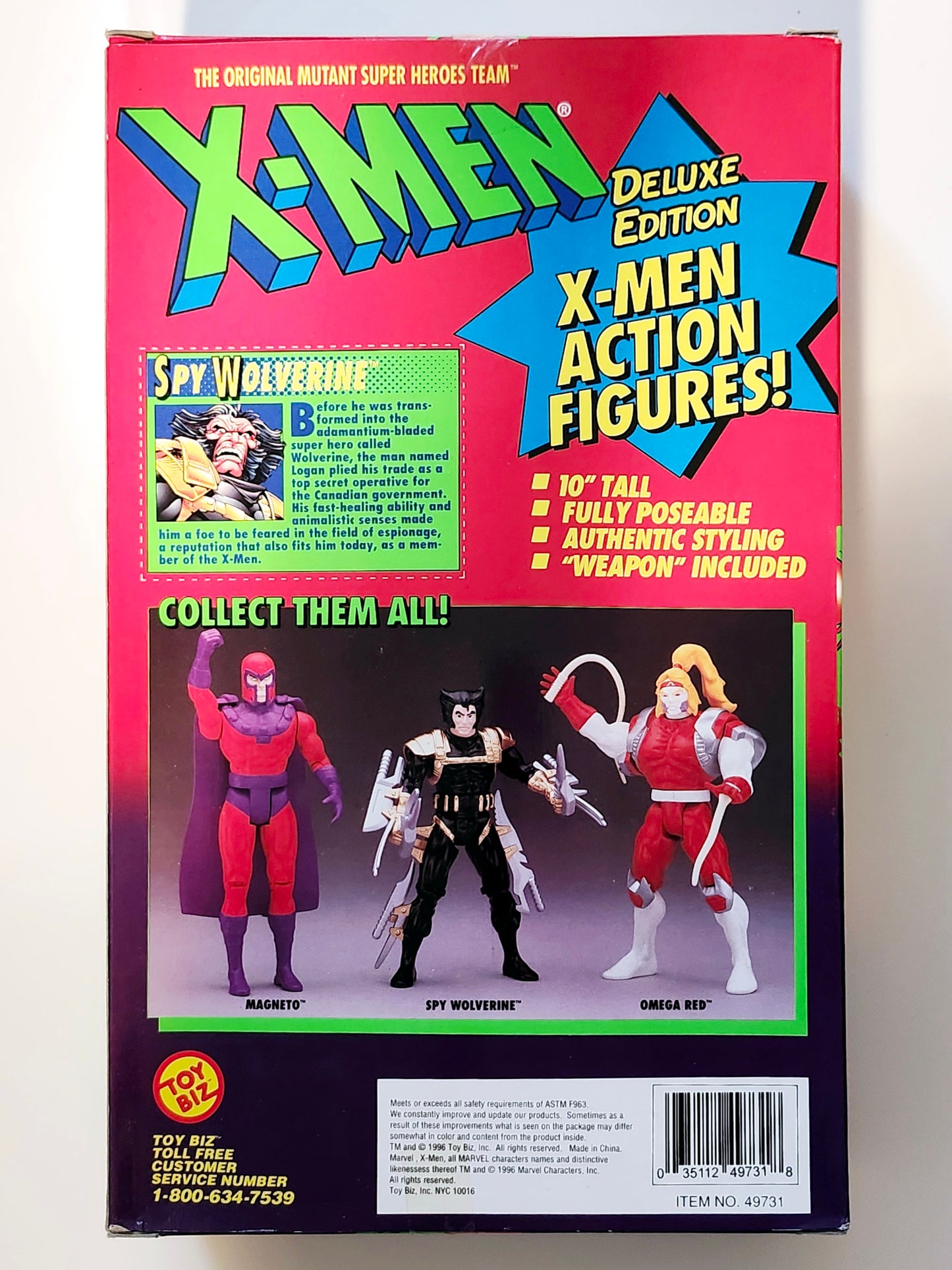 X-Men Deluxe Edition Spy Wolverine Blue Variant 10-Inch Action Figure