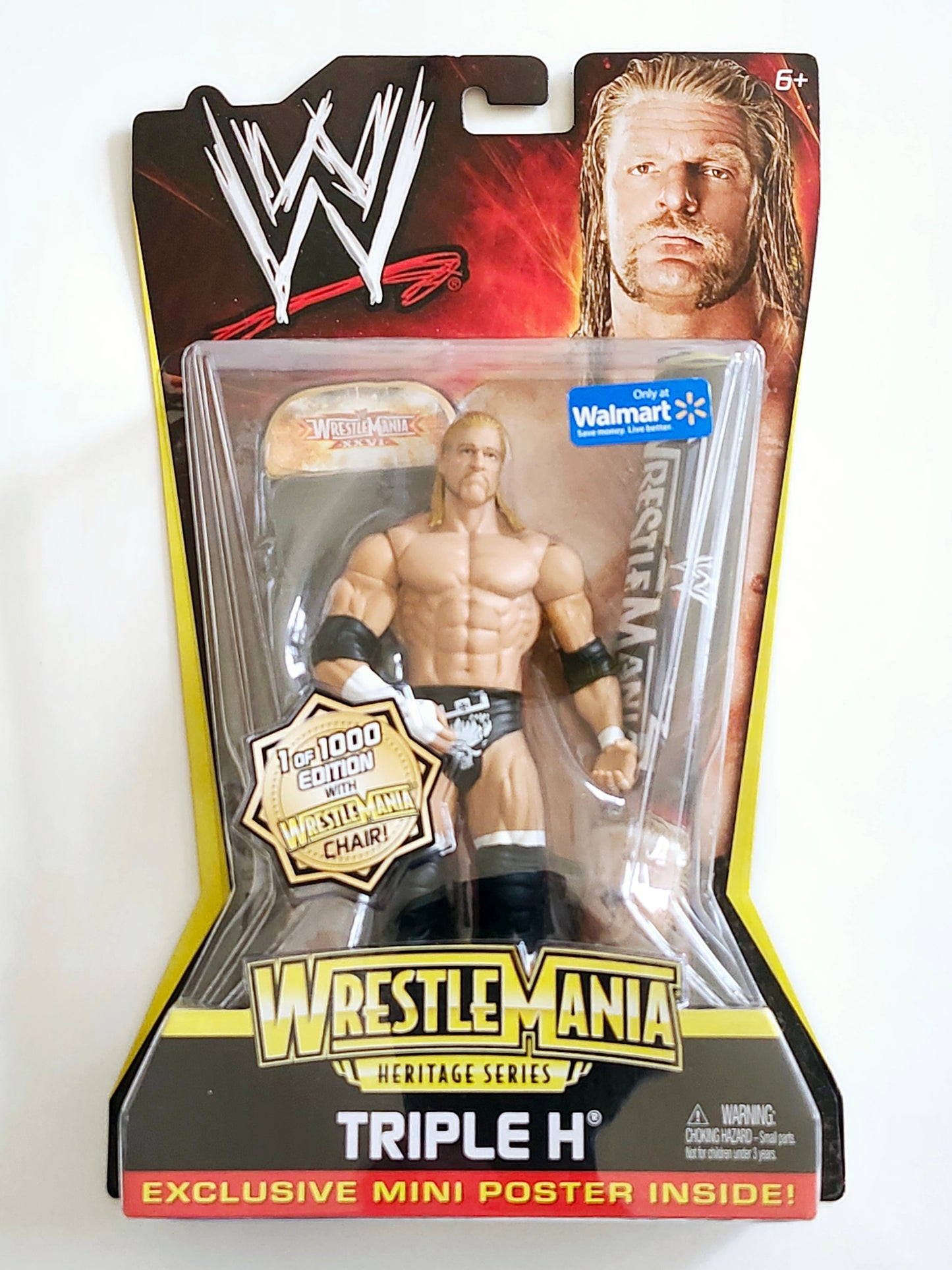 WWE WrestleMania Heritage Series Triple H with WrestleMania Chair Action Figure (1 of 1000)