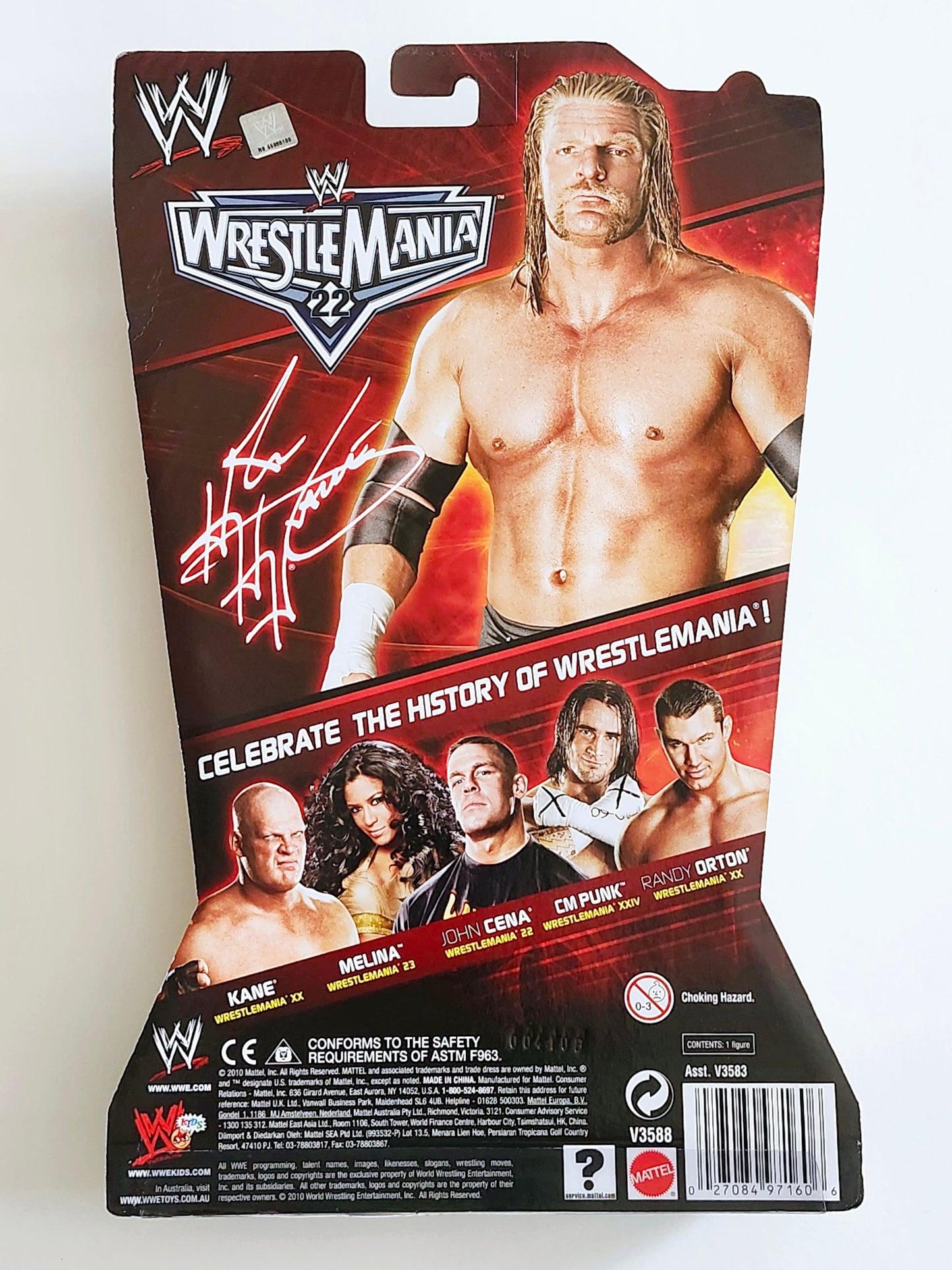 WWE WrestleMania Heritage Series Triple H with WrestleMania Chair Action Figure (1 of 1000)