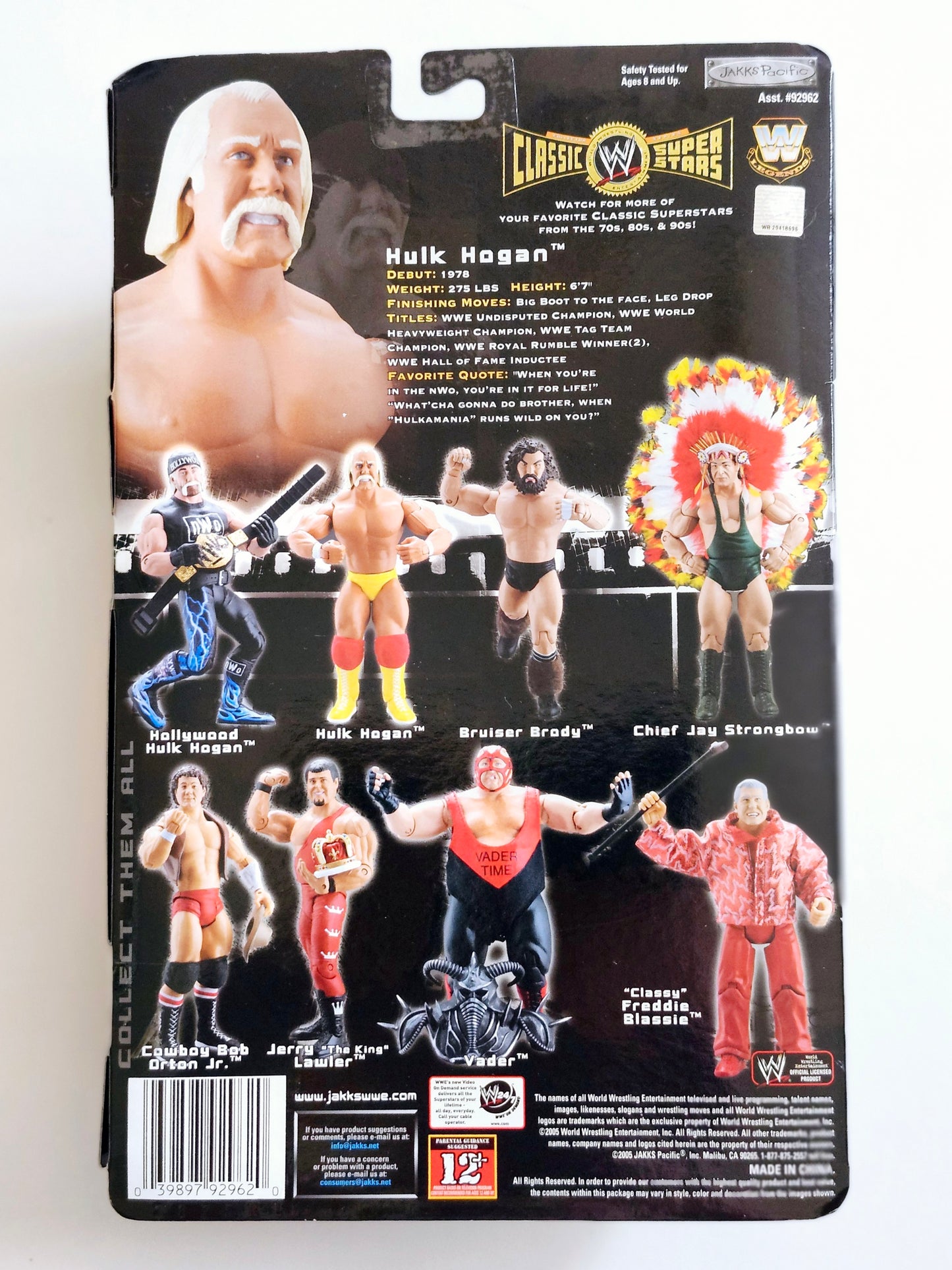 WWE Classic Superstars Series 8 Hulk Hogan (Round Insignia Belt) Action Figure