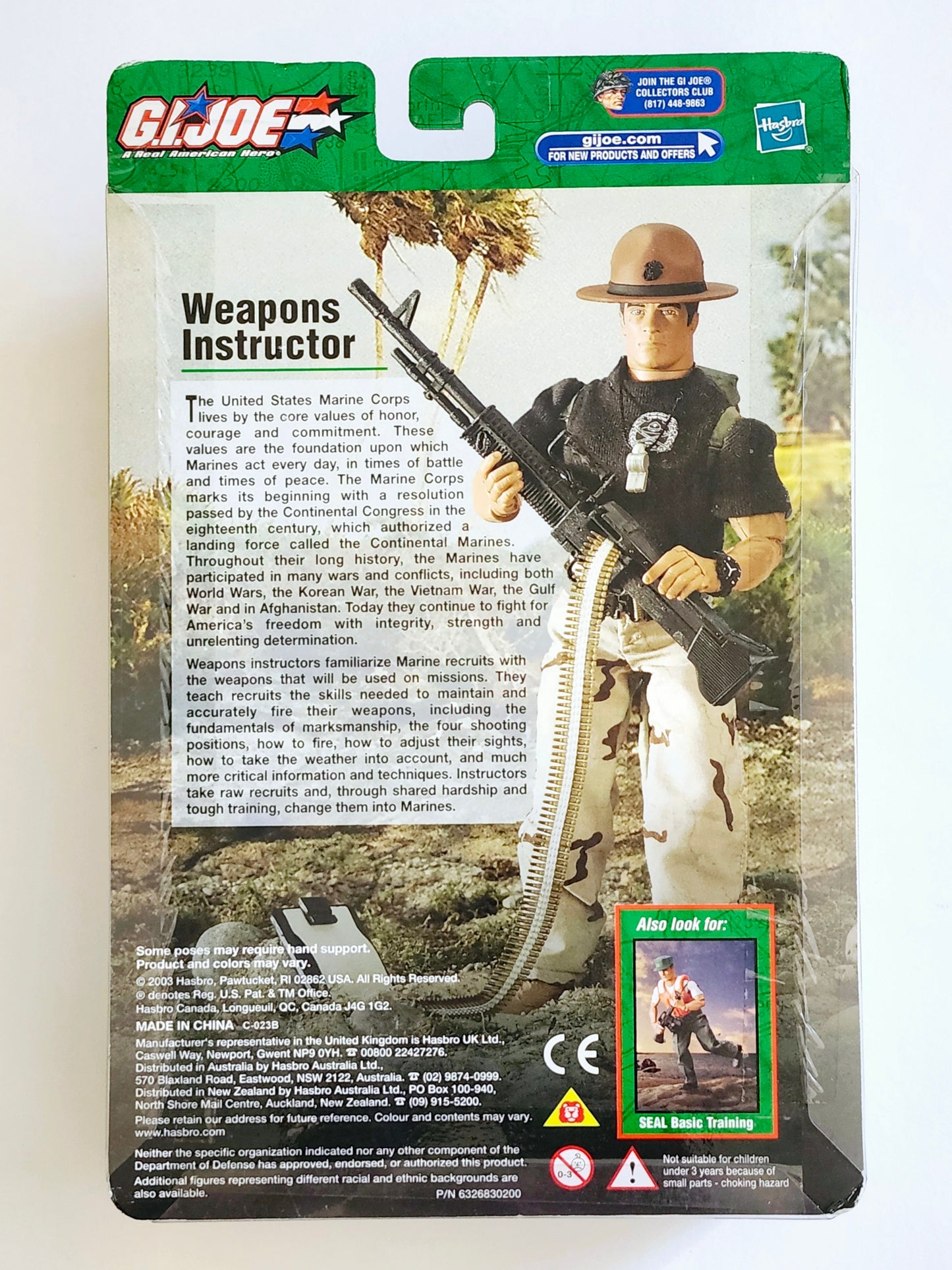 G.I. Joe Weapons Instructor (Hispanic) 12-Inch Action Figure
