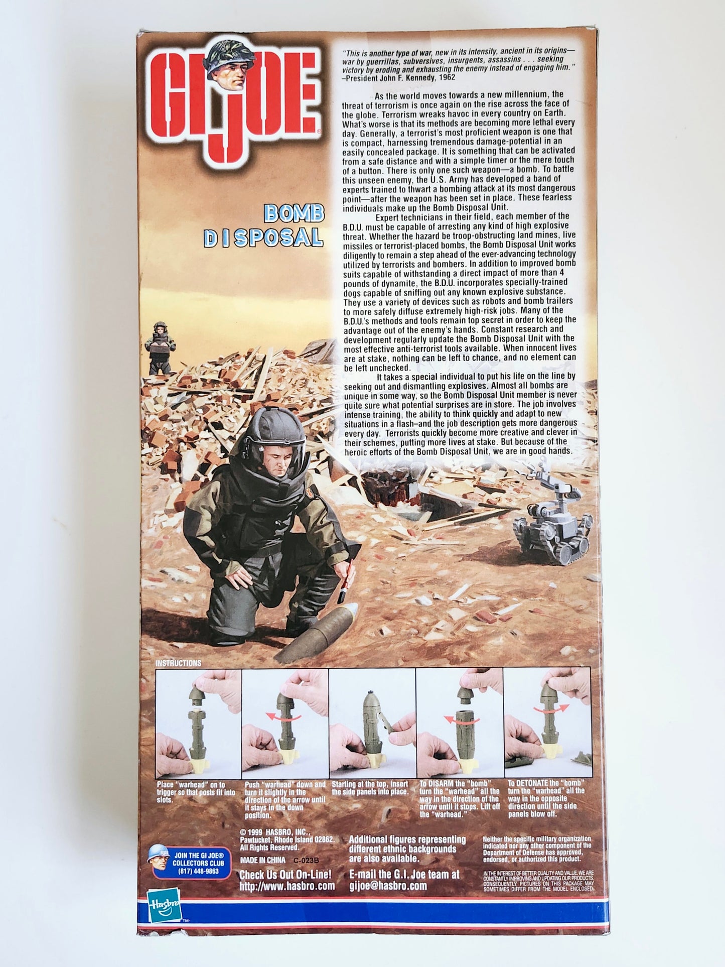 G.I. Joe Bomb Disposal (Caucasian) 12-Inch Action Figure