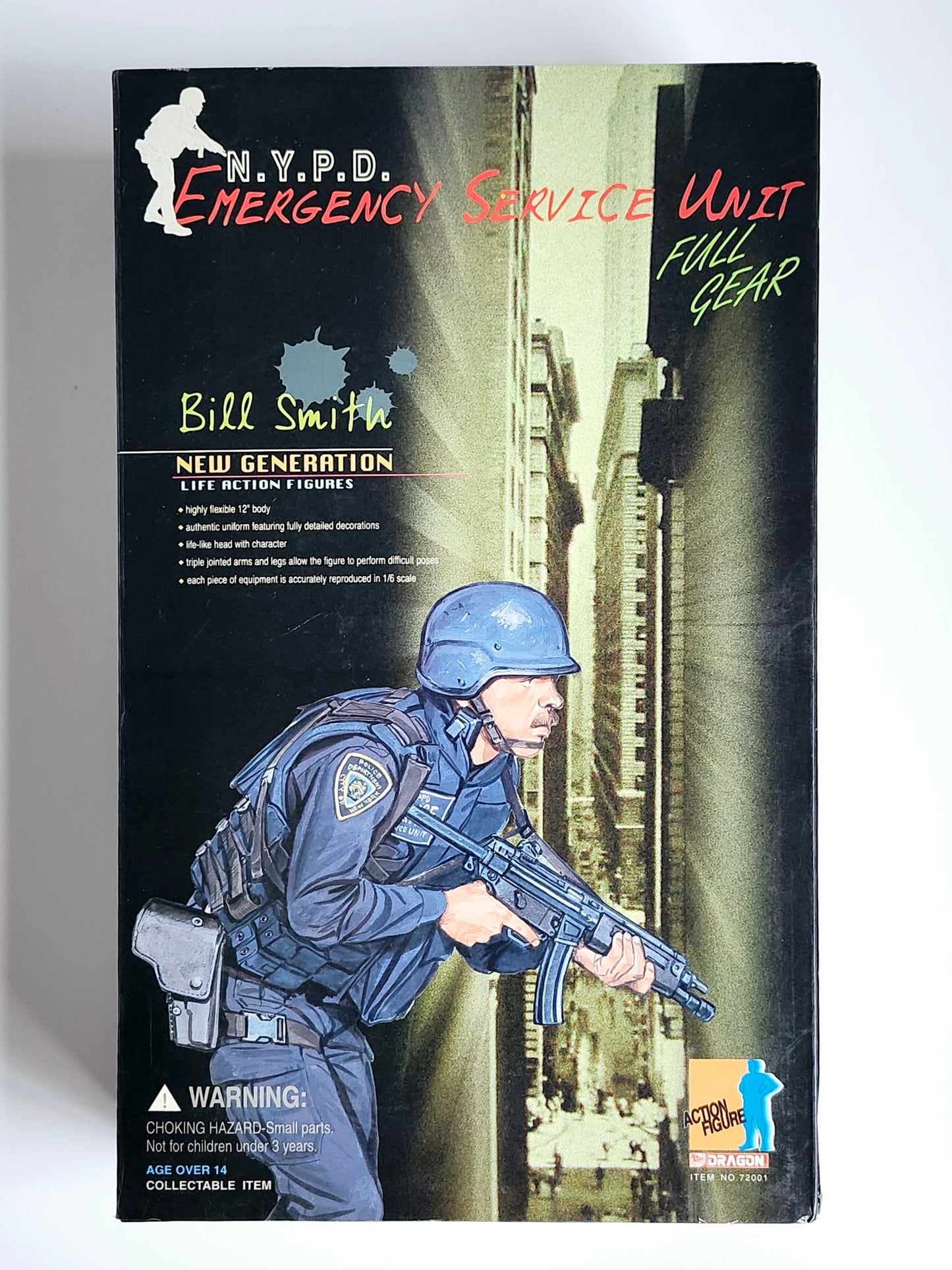 Dragon N.Y.P.D. Emergency Service Unit Full Gear "Bill Smith" 12-Inch Action Figure