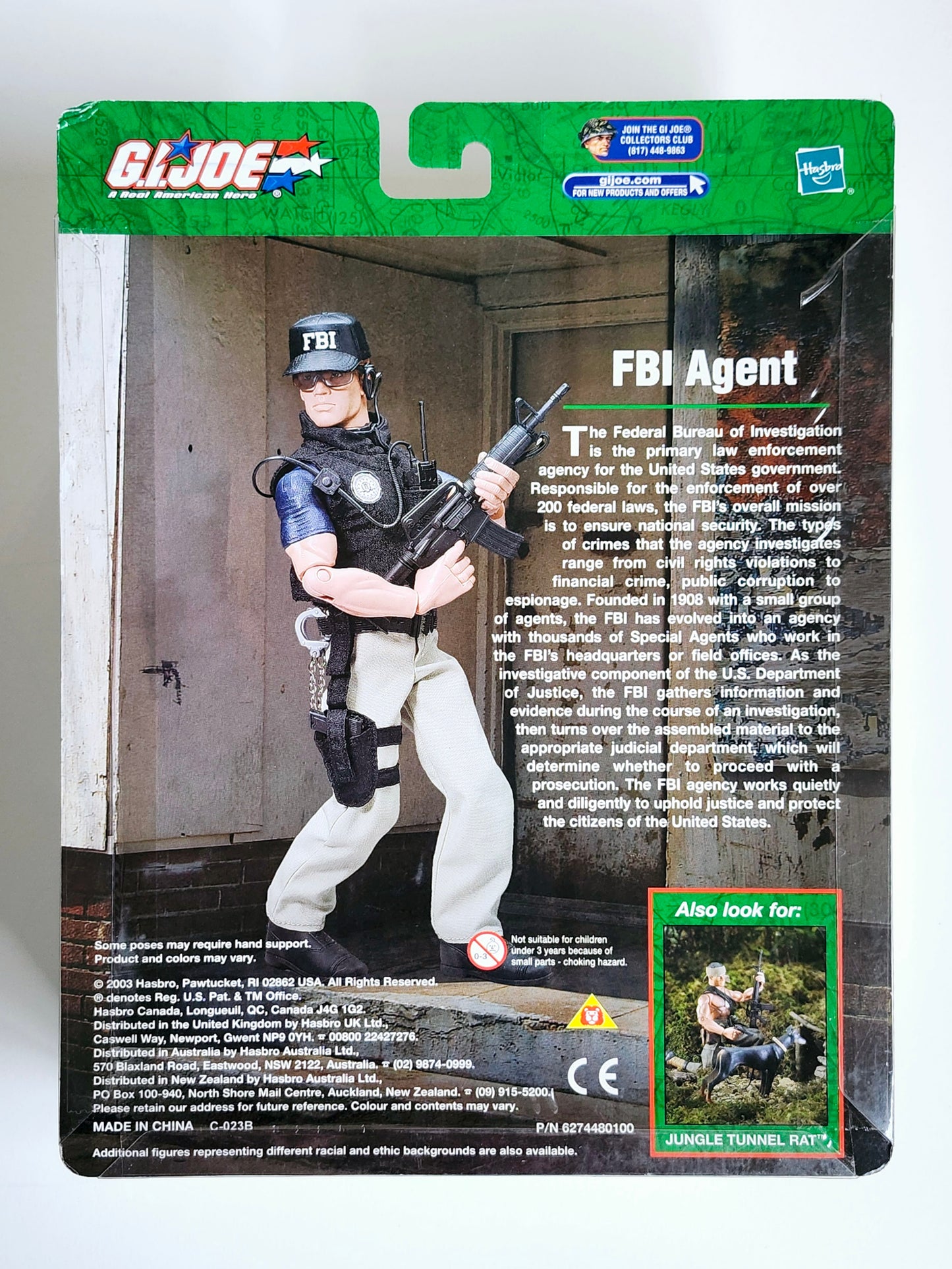 G.I. Joe FBI Agent (Hispanic) 12-Inch Action Figure
