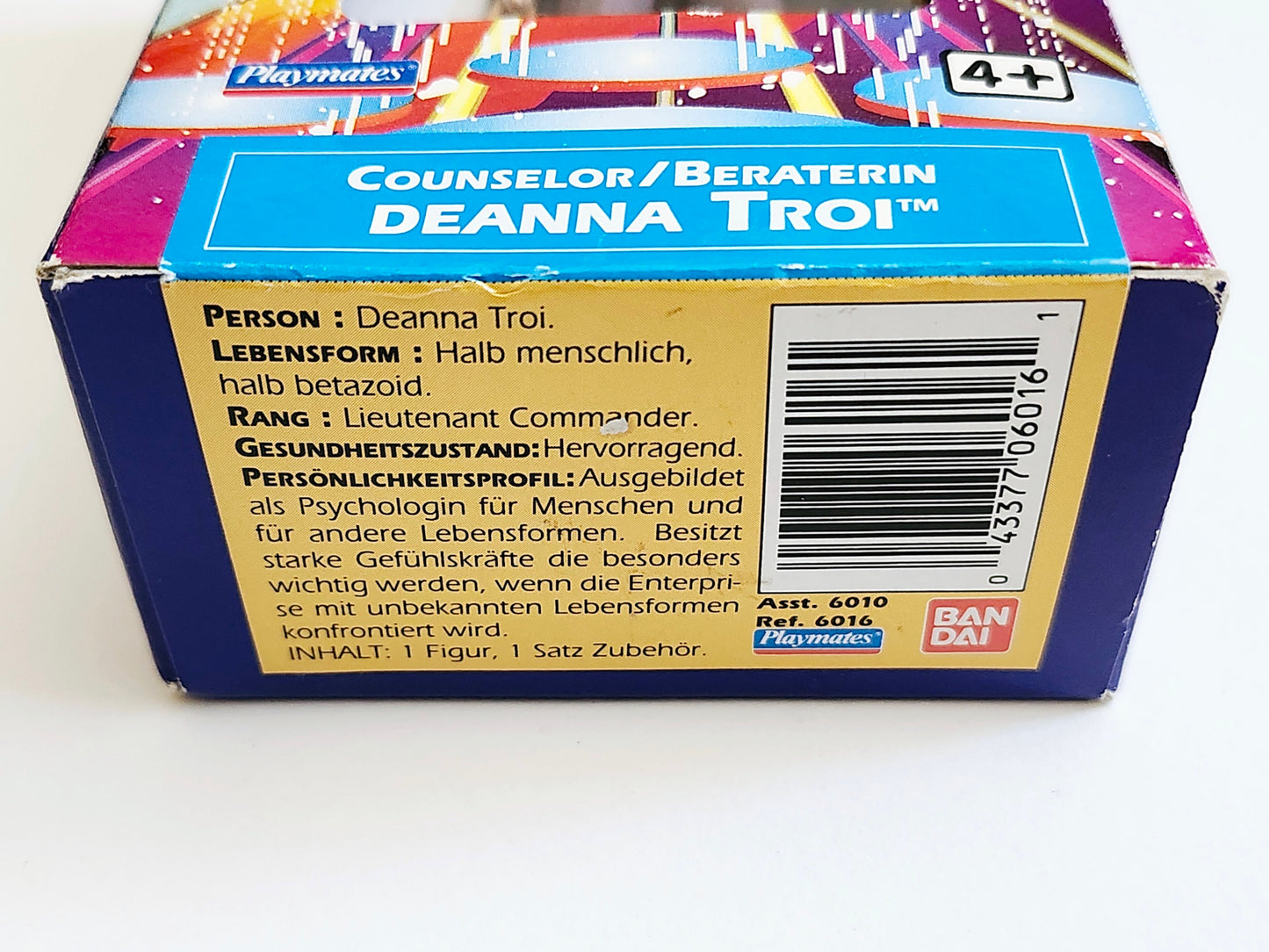 Star Trek: The Next Generation Counselor Deanna Troi 4.5-Inch Action Figure (German Boxed)