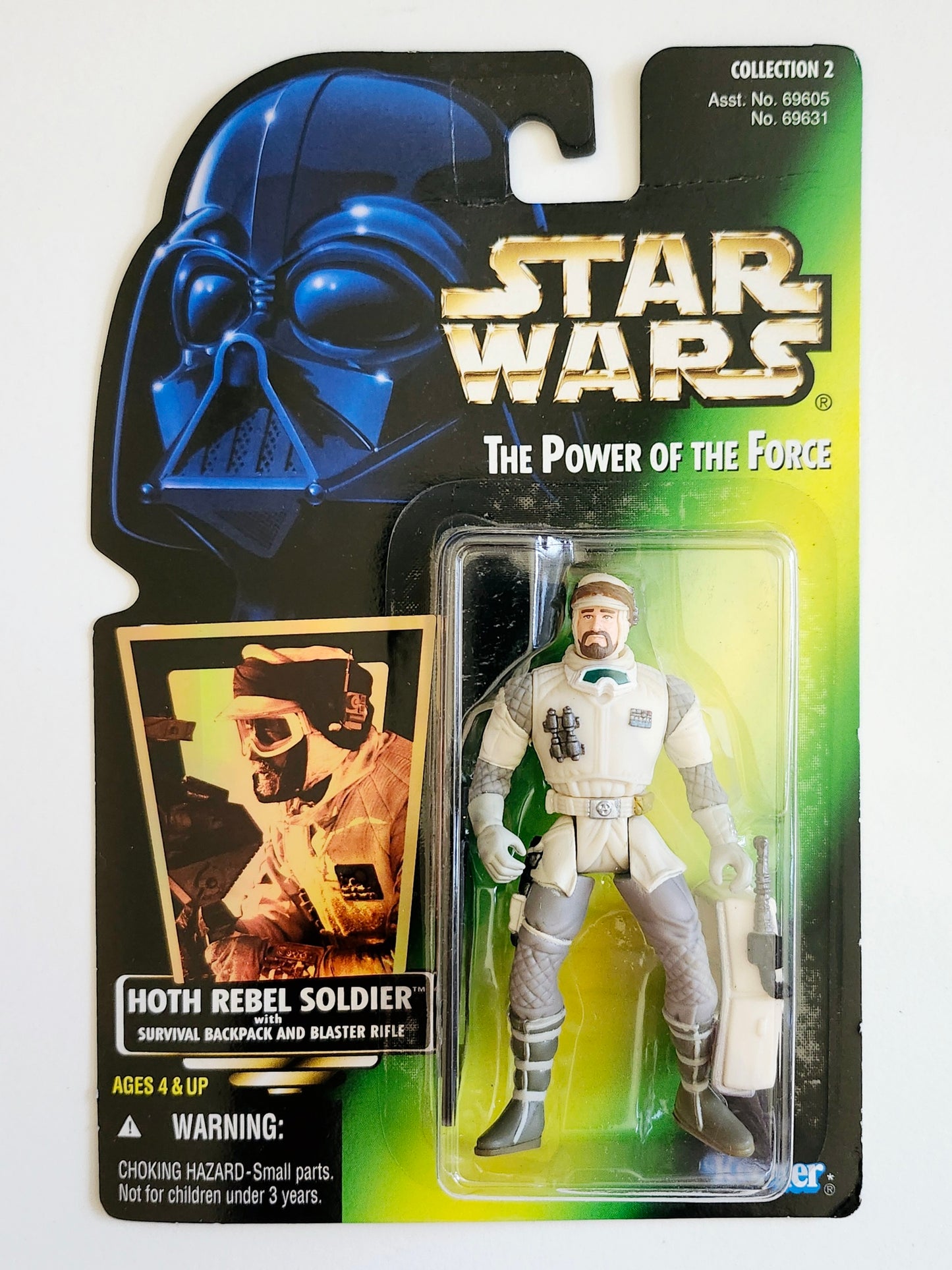 Star Wars: Power of the Force Hoth Rebel Soldier (Hologram Card) 3.75-Inch Action Figure