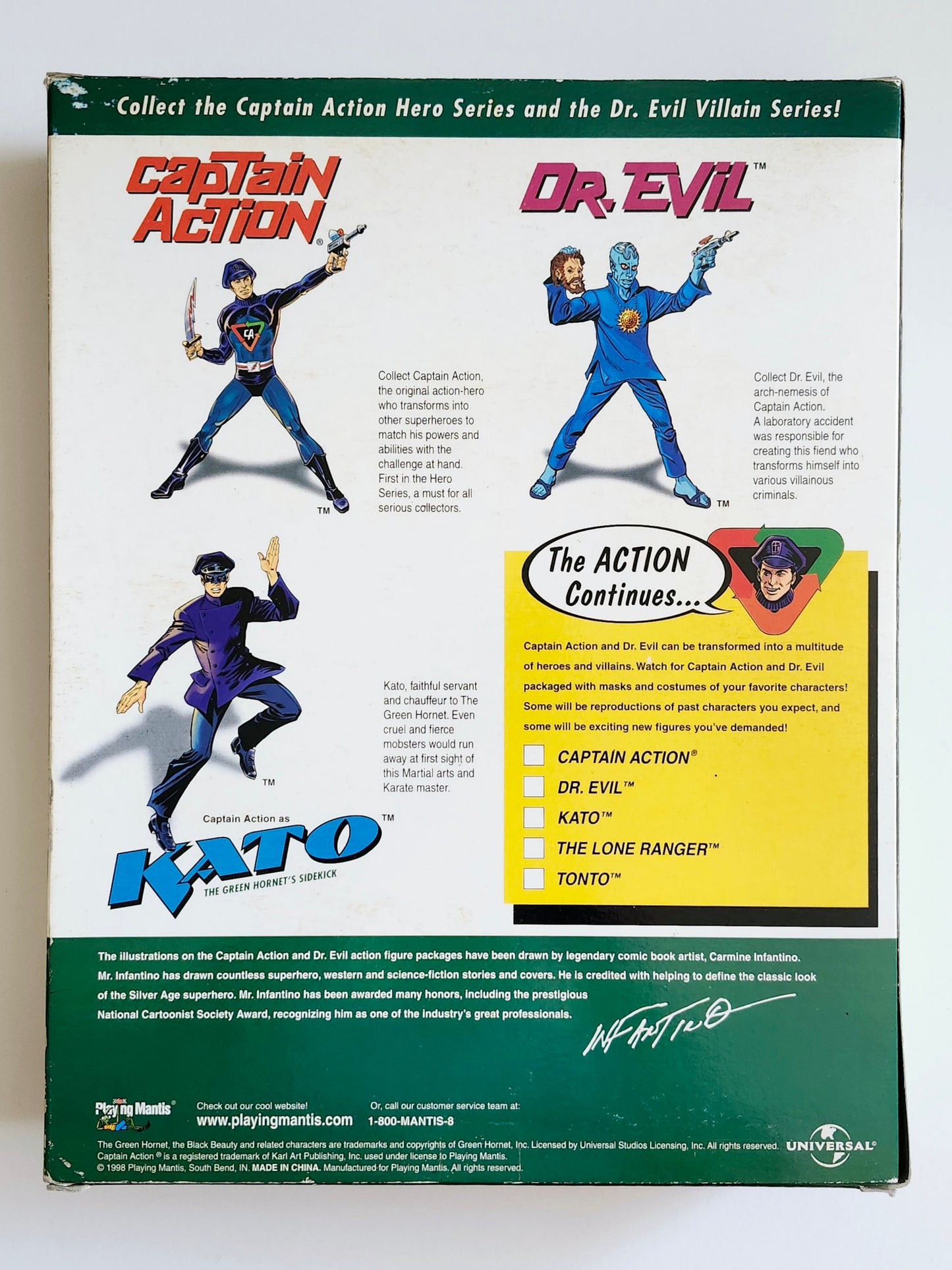 Captain Action as the Green Hornet 12-Inch Action Figure (1998)