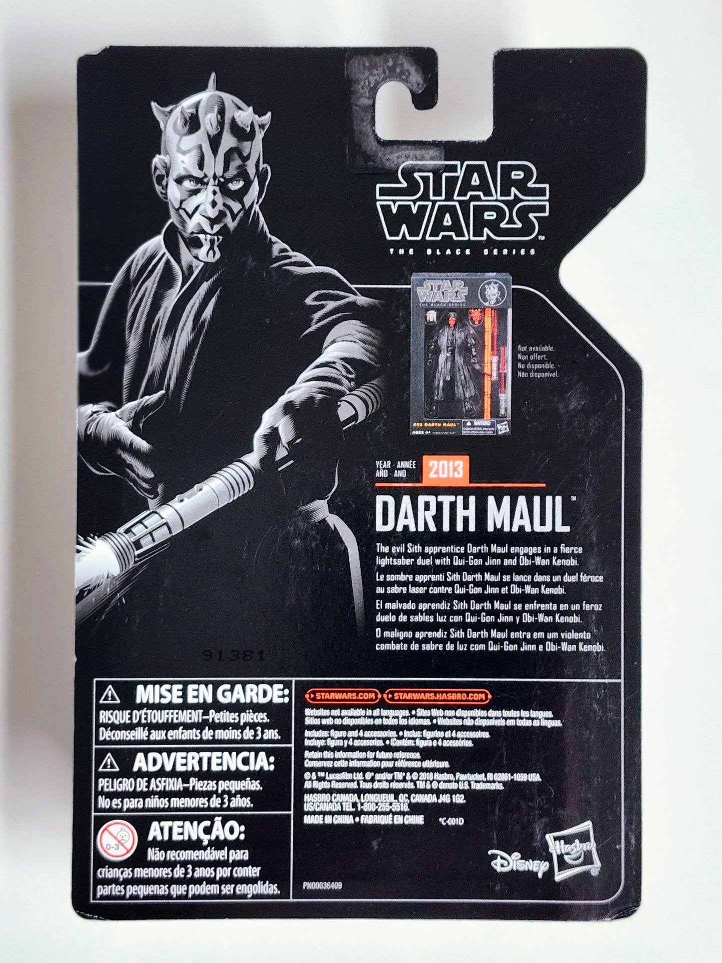 Star Wars: The Black Series Archive Darth Maul 6-Inch Action Figure
