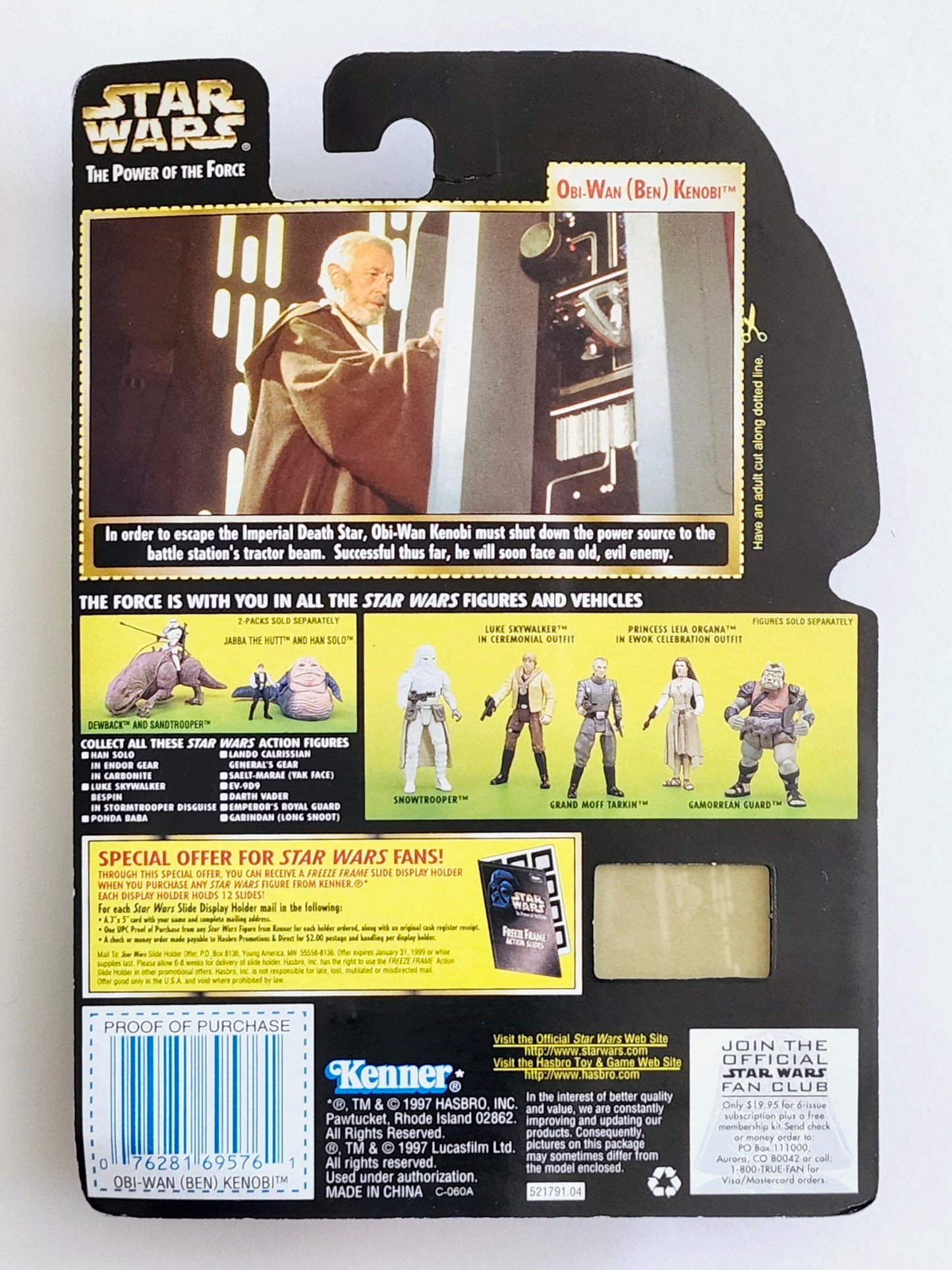 Star Wars: Power of the Force Freeze Frame Obi-Wan (Ben) Kenobi 3.75-Inch Action Figure