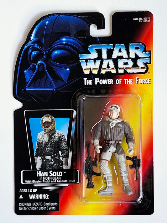 Star Wars: Power of the Force Han Solo in Hoth Gear (Red Card) 3.75-Inch Action Figure