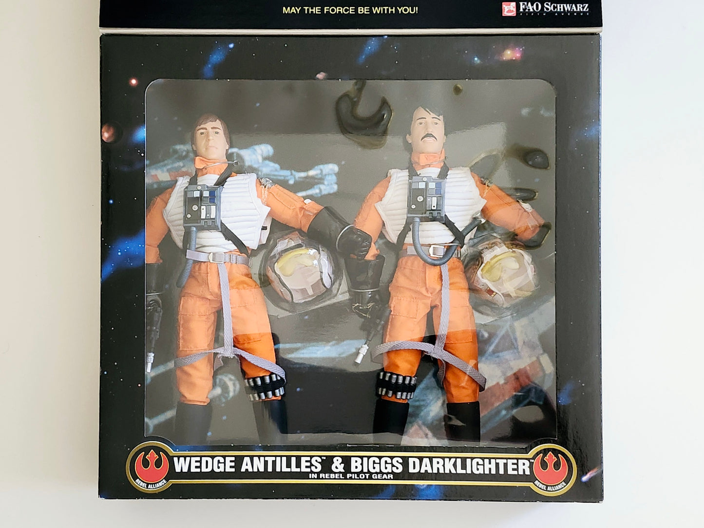 Star Wars Action Collection Wedge Antilles & Biggs Darklighter in Rebel Pilot Gear 12-Inch Action Figures