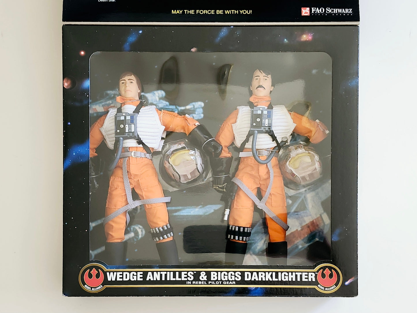 Star Wars Action Collection Wedge Antilles & Biggs Darklighter in Rebel Pilot Gear 12-Inch Action Figures