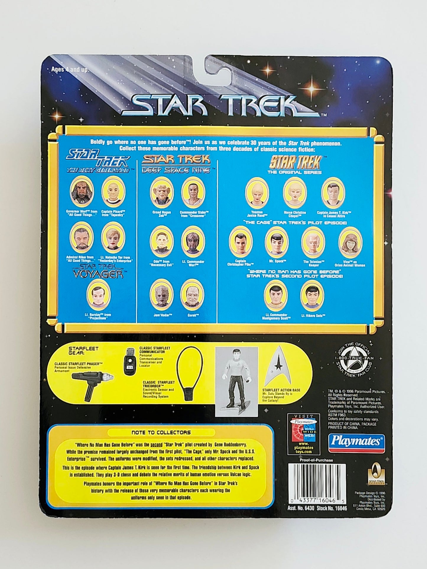 Star Trek Exclusive Lt. Hikaru Sulu Action Figure