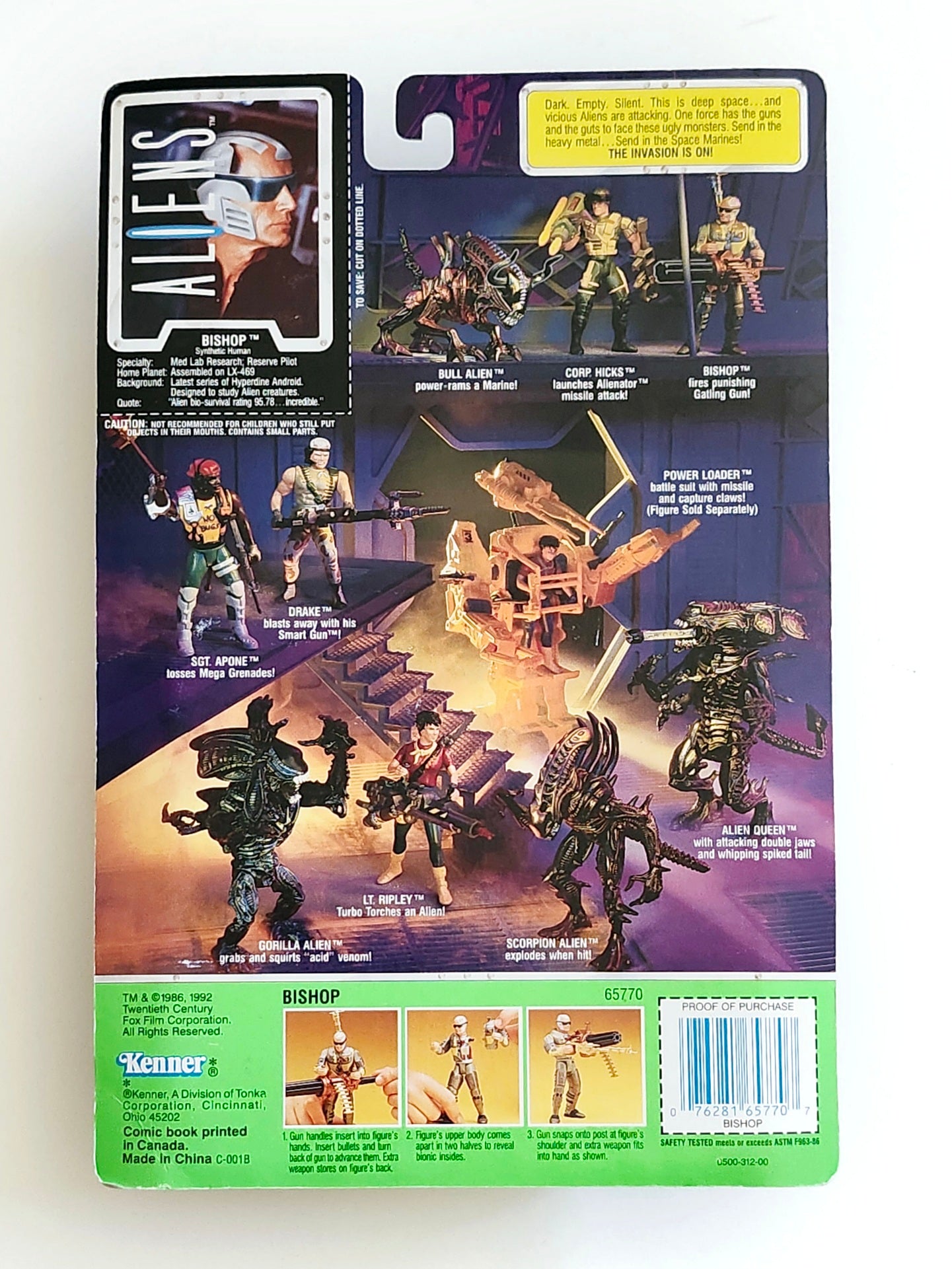 Aliens Space Marine Bishop Android 4.5-Inch Action Figure, 1992