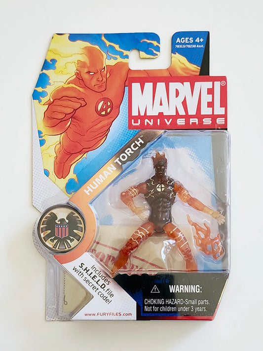 Marvel Universe Series 1 Figure 7 Human Torch (Flame On) 3.75-Inch Action Figure