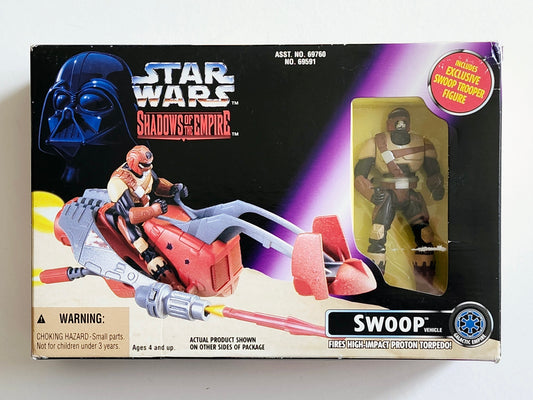 Star Wars: Shadows of the Empire Swoop Bike with Trooper Action Figure and Vehicle