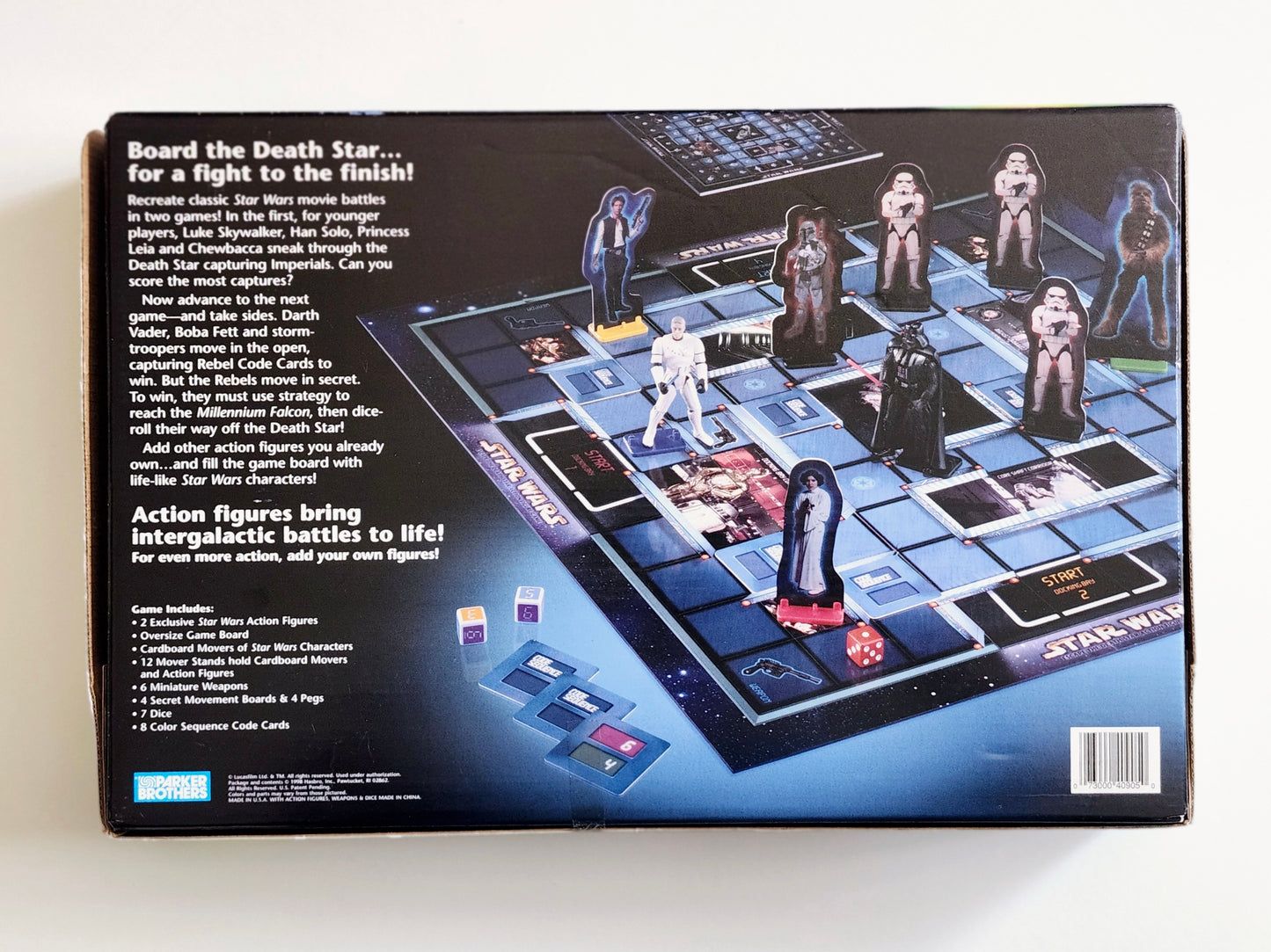 Star Wars Escape the Death Star Game and Action Figures