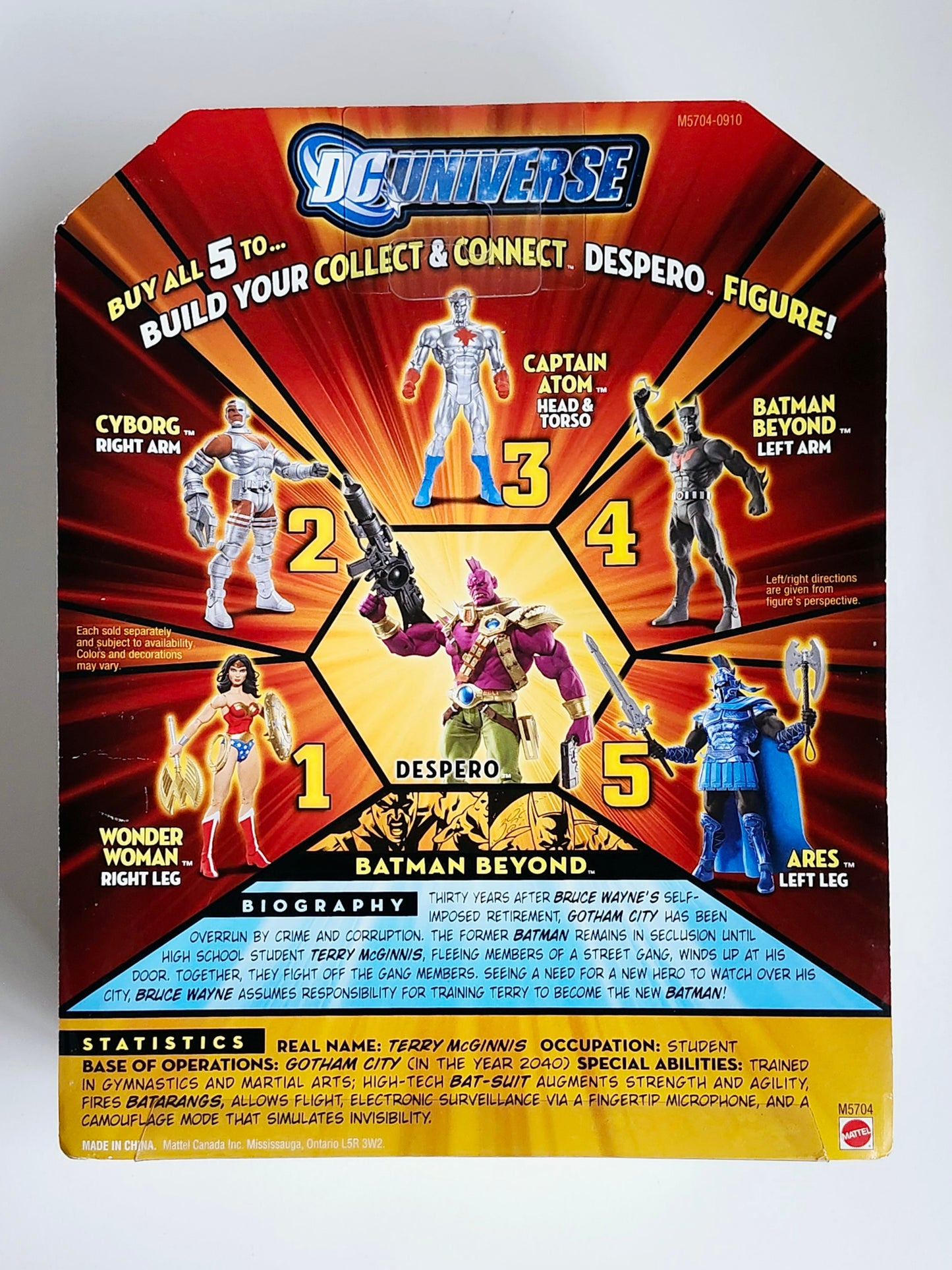 DC Universe Classics Wave 4 Batman Beyond (Unmasked Variant) 6-Inch Action Figure