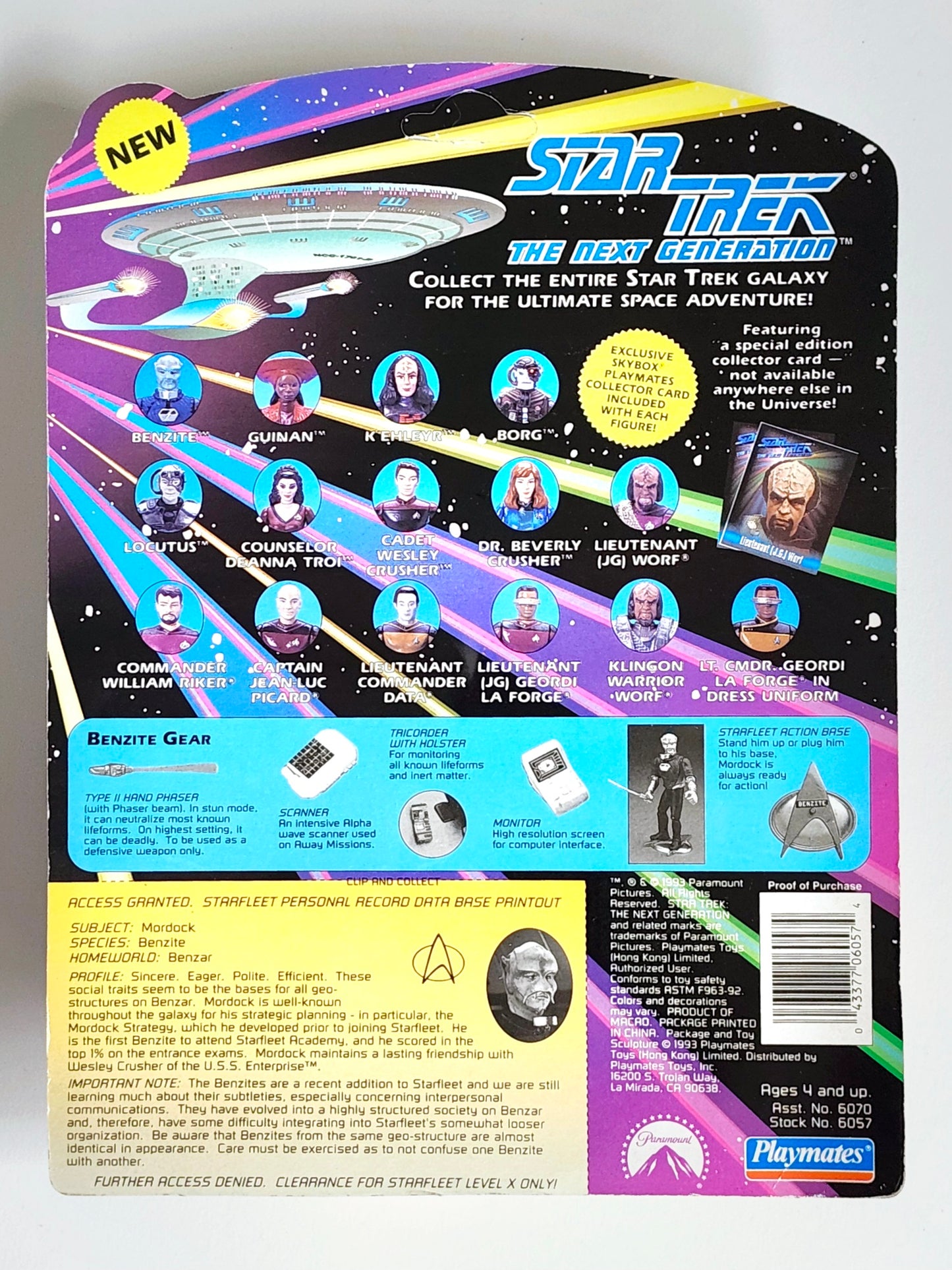 Star Trek: The Next Generation Mordock the Benzite 4.5-Inch Action Figure