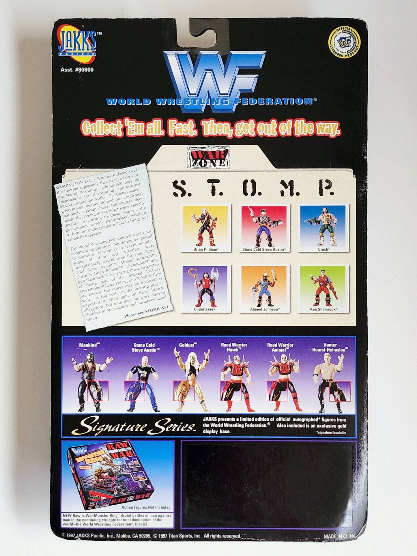 WWF S.T.O.M.P. Stone Cold Steve Austin Action Figure