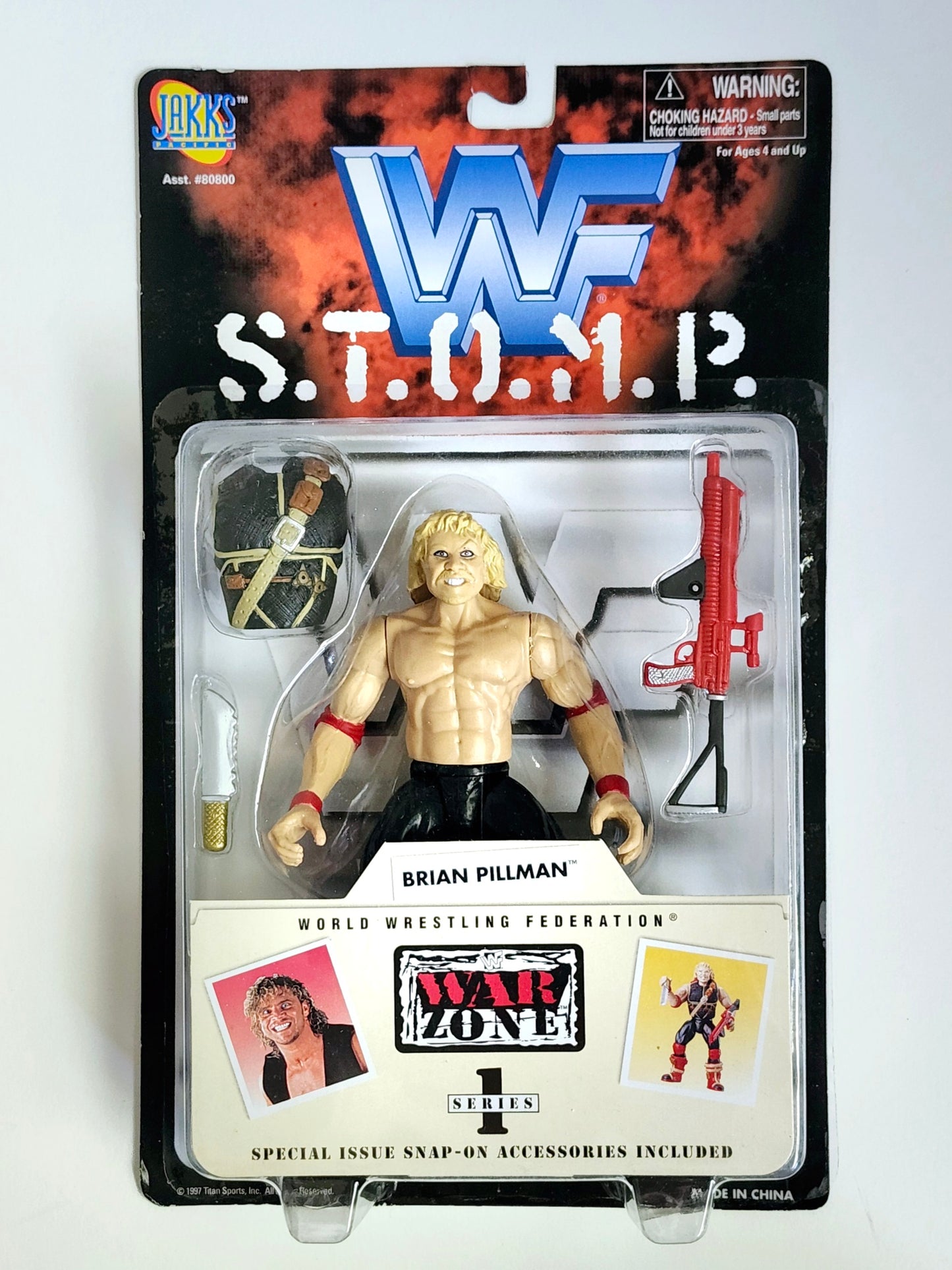 WWF S.T.O.M.P. Brian Pillman Action Figure