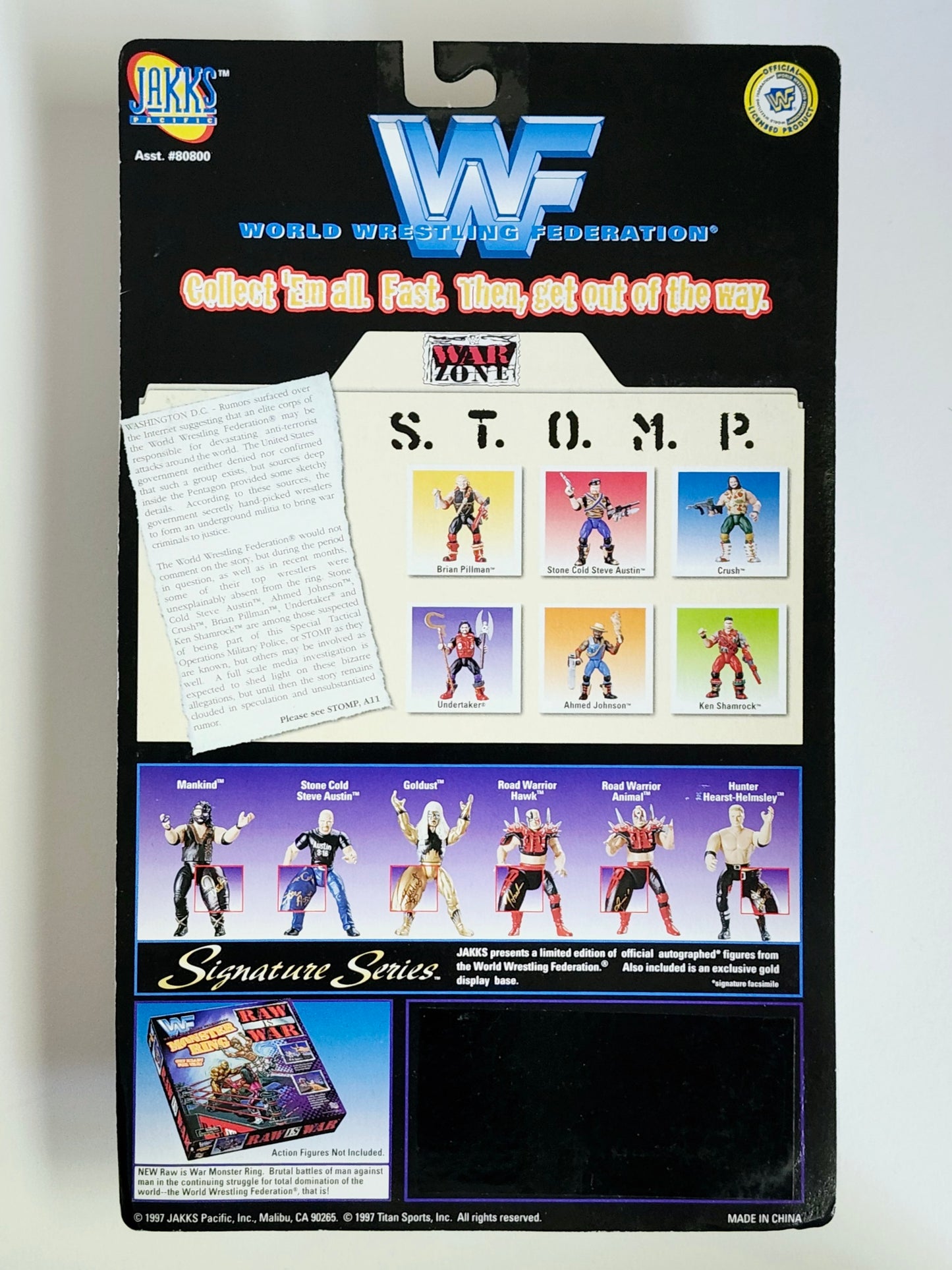 WWF S.T.O.M.P. Brian Pillman Action Figure