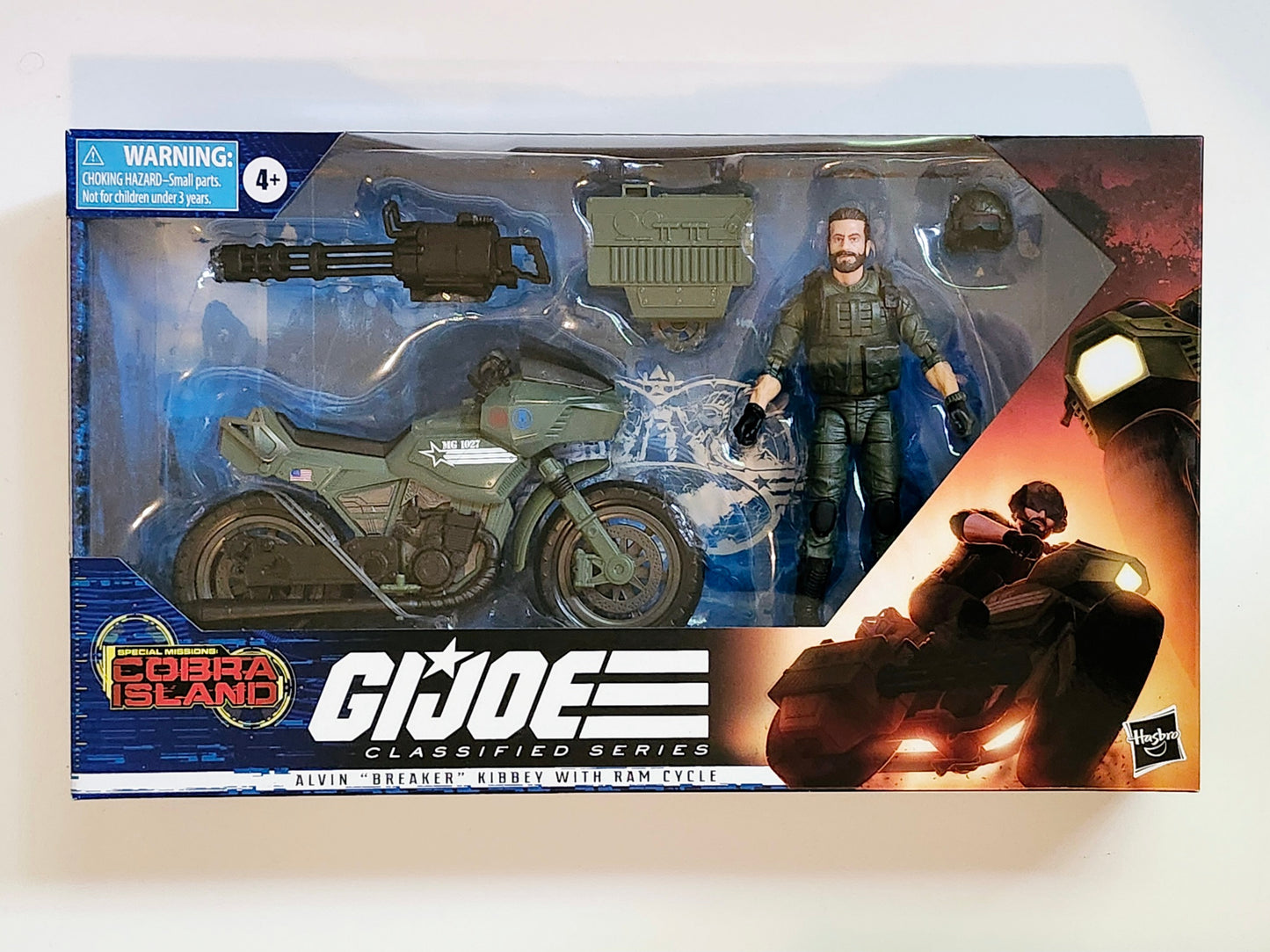 G.I. Joe Classified Series Special Missions: Cobra Island "Breaker" with RAM Cycle 6-Inch Action Figure and Vehicle
