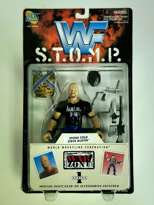 WWF S.T.O.M.P. Stone Cold Steve Austin Action Figure